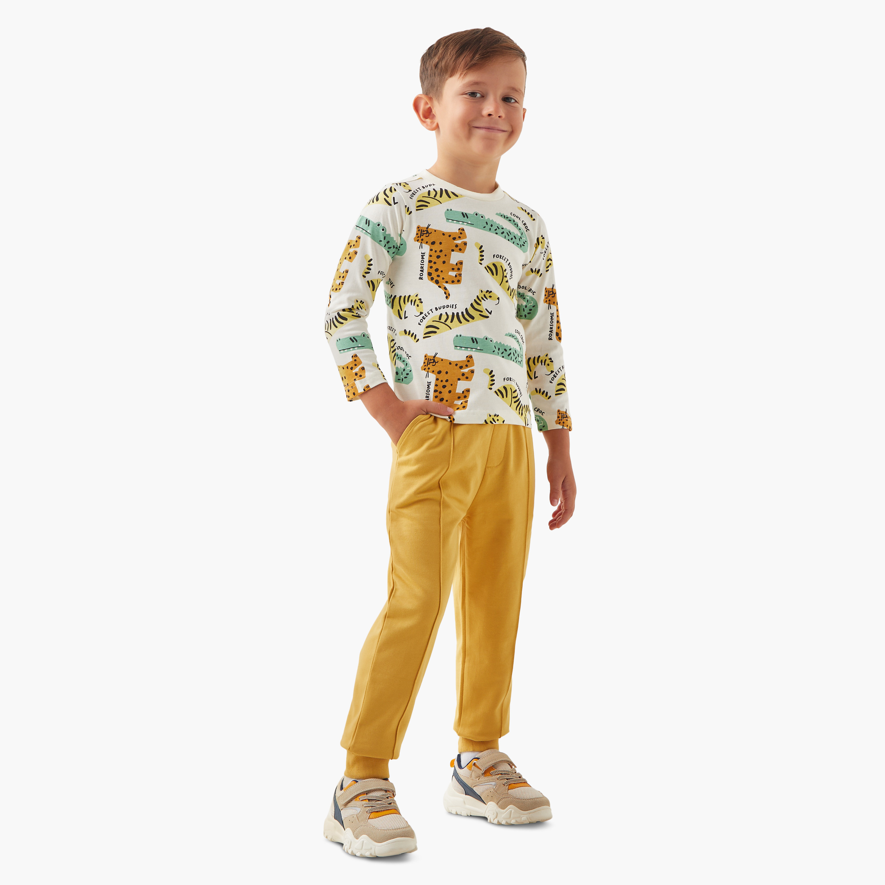 Juniors All-Over Animal Print T-shirt with Long Sleeves-boys-clothing-tshirtsandpolos-image-2