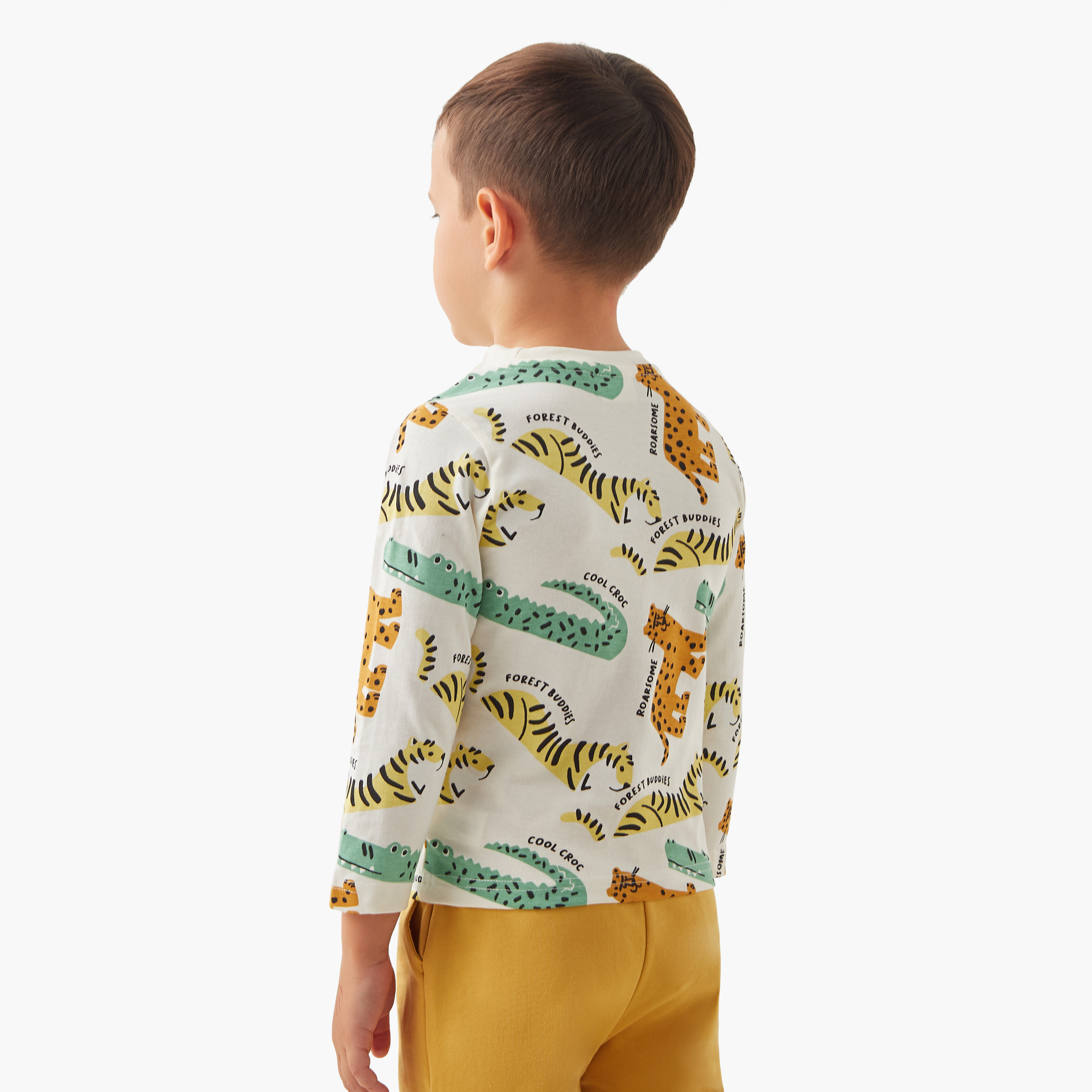 Juniors All-Over Animal Print T-shirt with Long Sleeves-boys-clothing-tshirtsandpolos-image-3