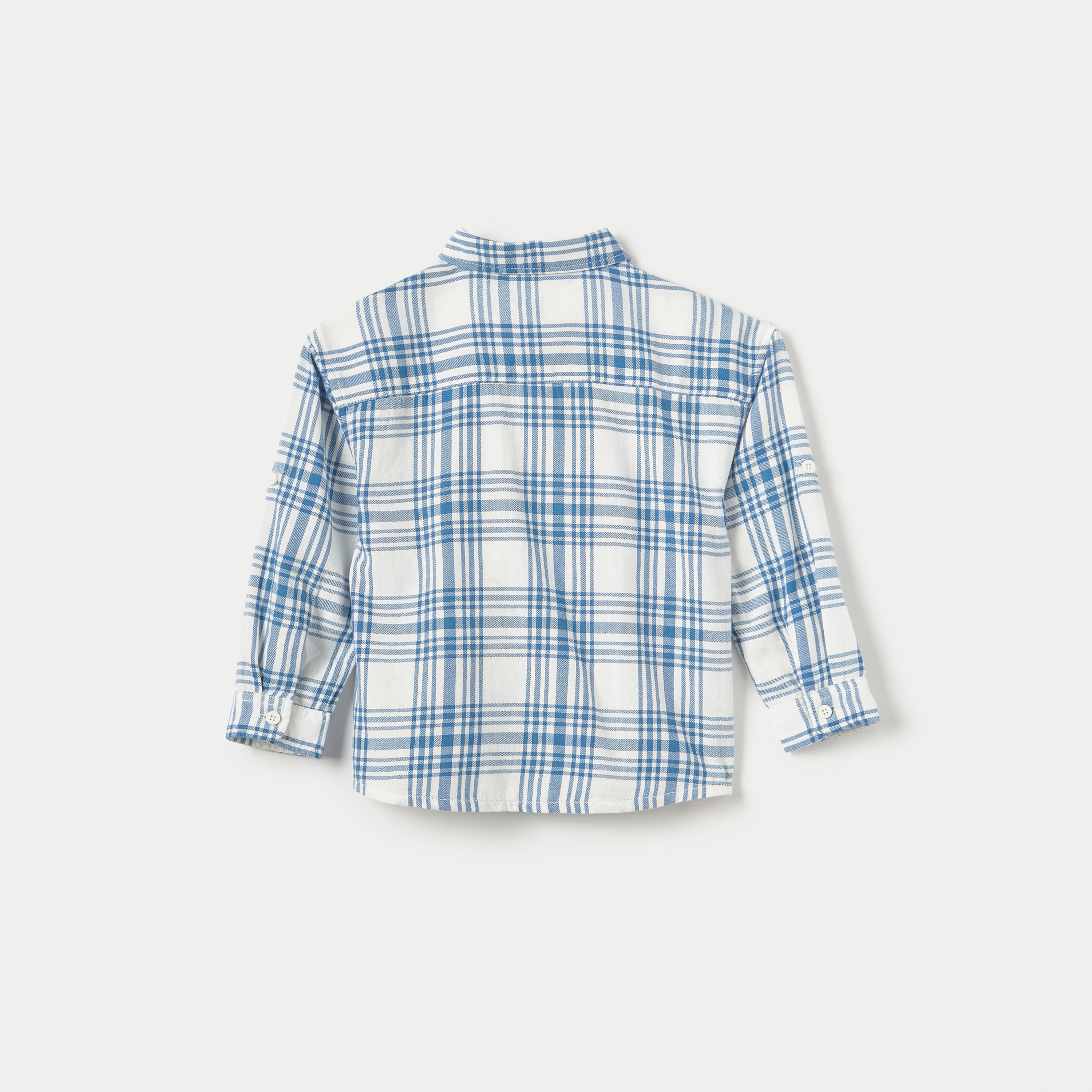قميص مربعات بأكمام طويلة وجيب من جونيورز-boys-clothing-shirts-image-2