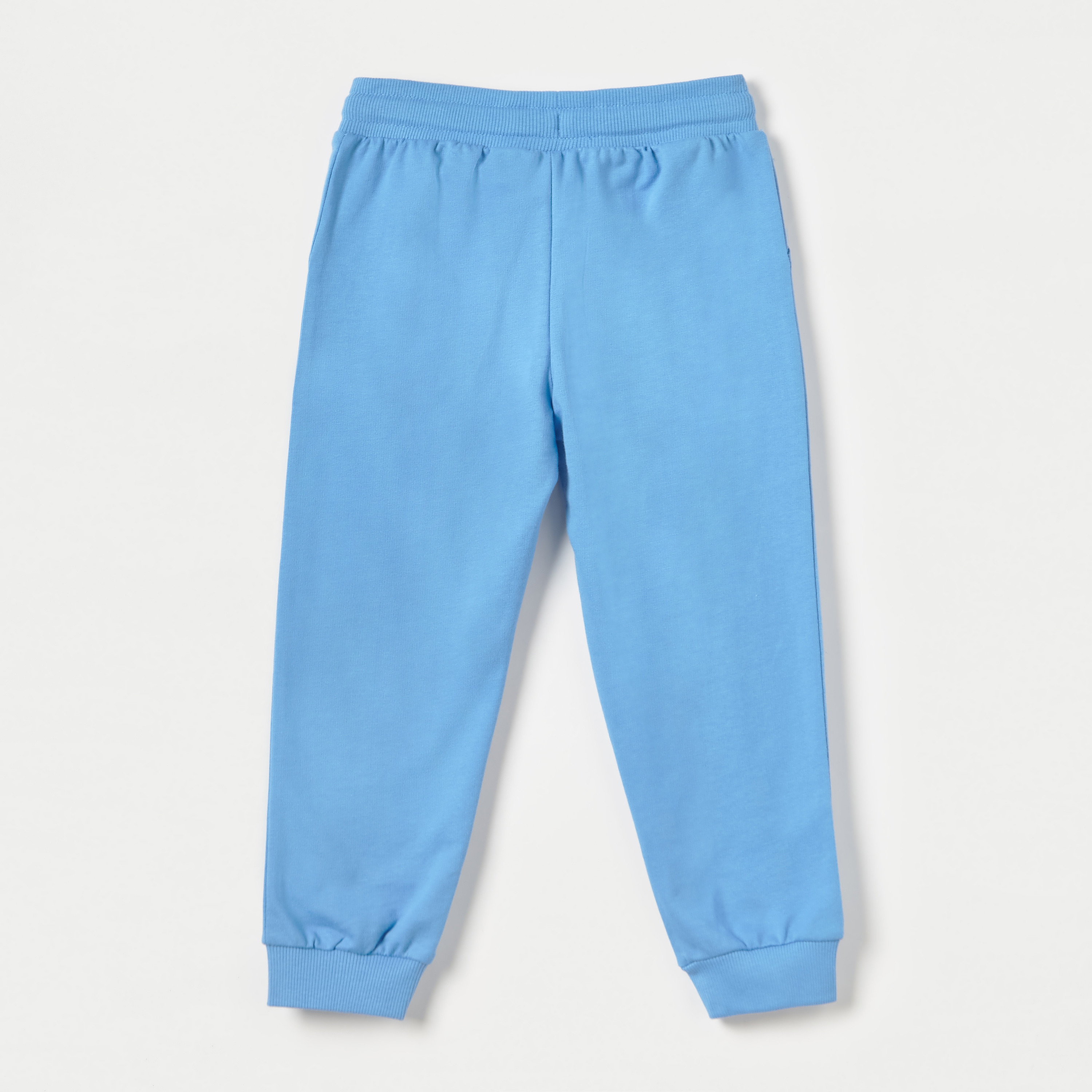 Juniors Solid Joggers with Drawstring Closure-boys-clothing-bottoms-joggersandtrackpants-image-2