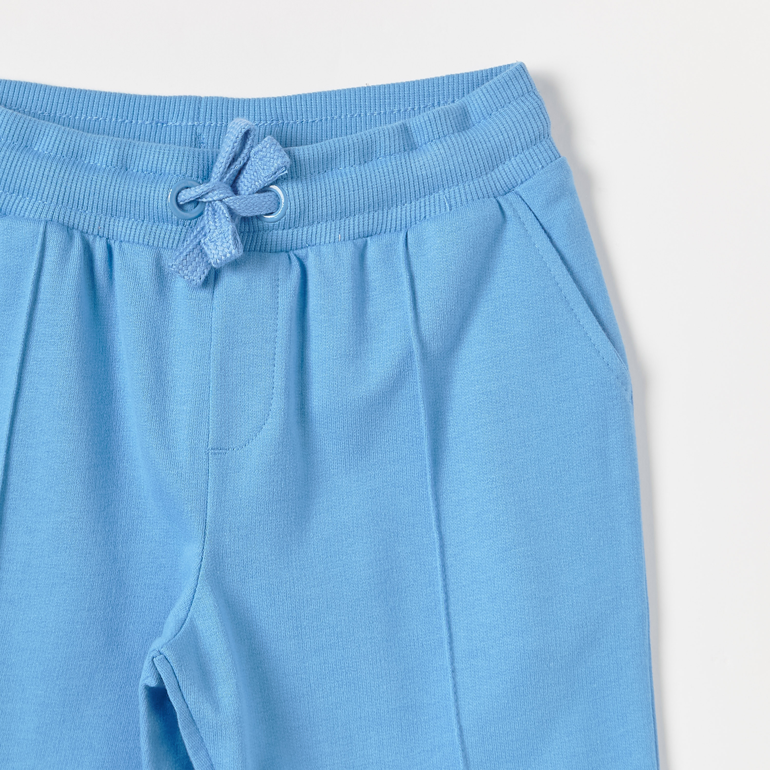 Juniors Solid Joggers with Drawstring Closure-boys-clothing-bottoms-joggersandtrackpants-image-3