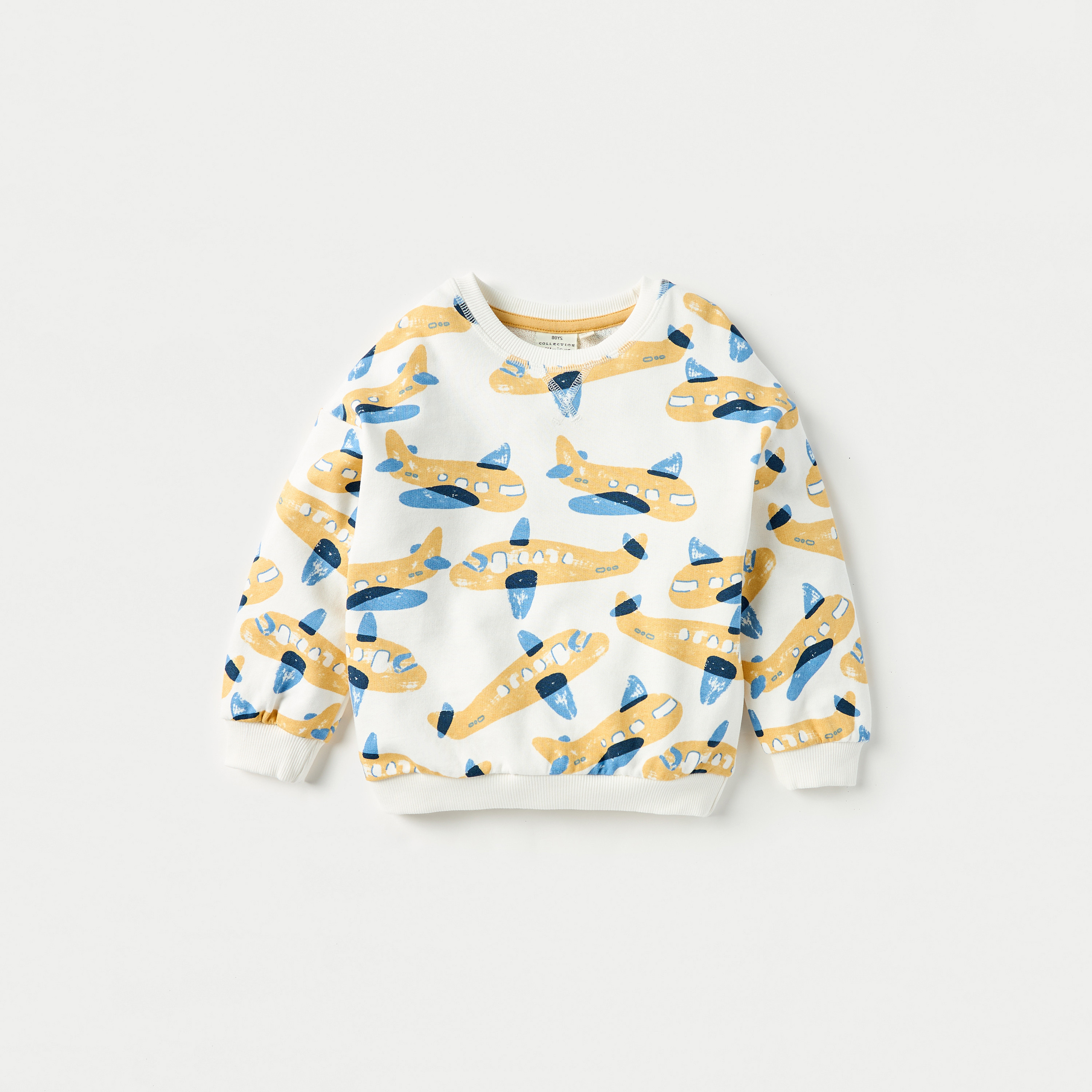 طقم سويت شيرت بطبعات وبنطلون رياضي من جونيورز-boys-clothing-setsandcoords-image-2