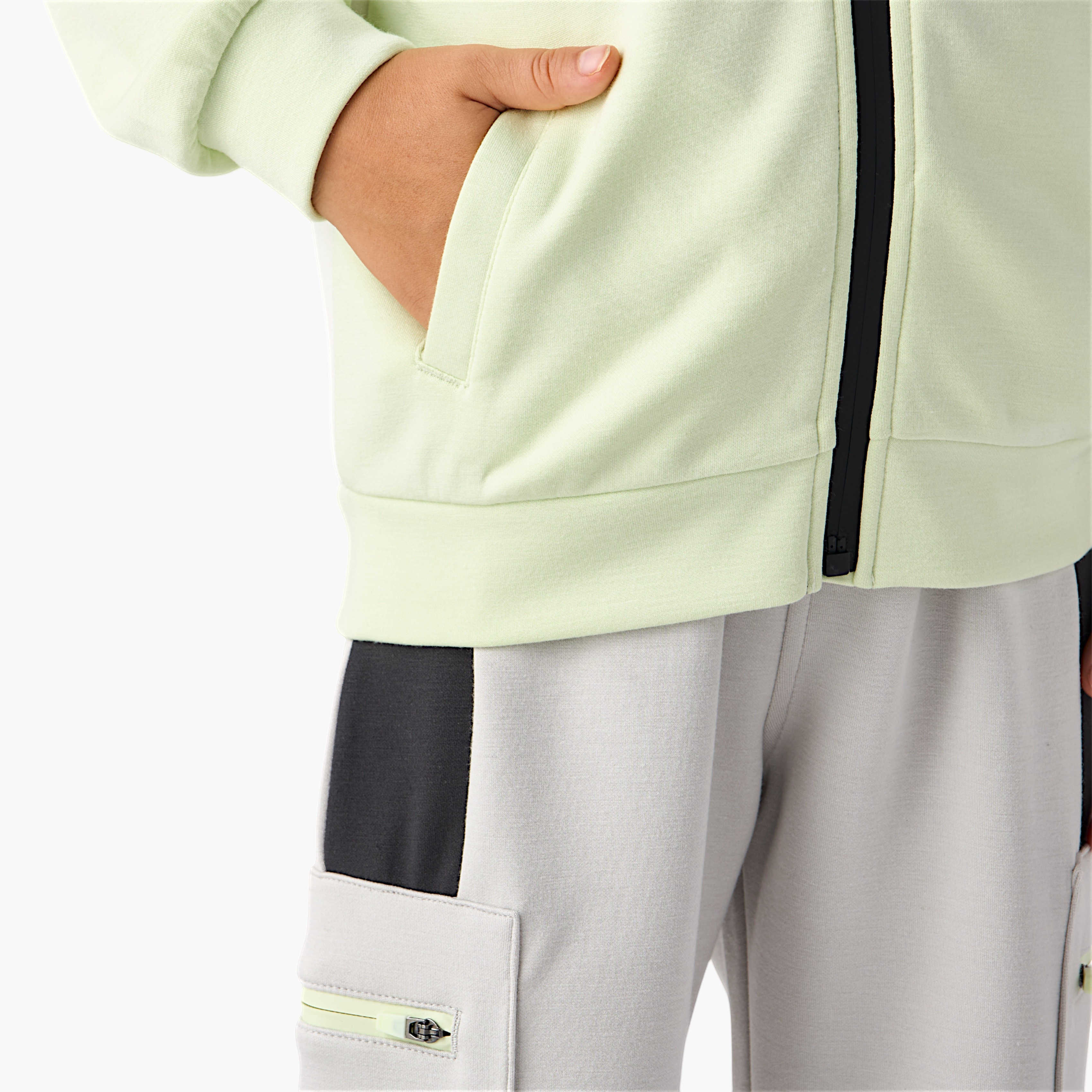 XYZ Colourblock Hooded Sweatshirt and Joggers Set-boys-clothing-sportswear-sets-image-5