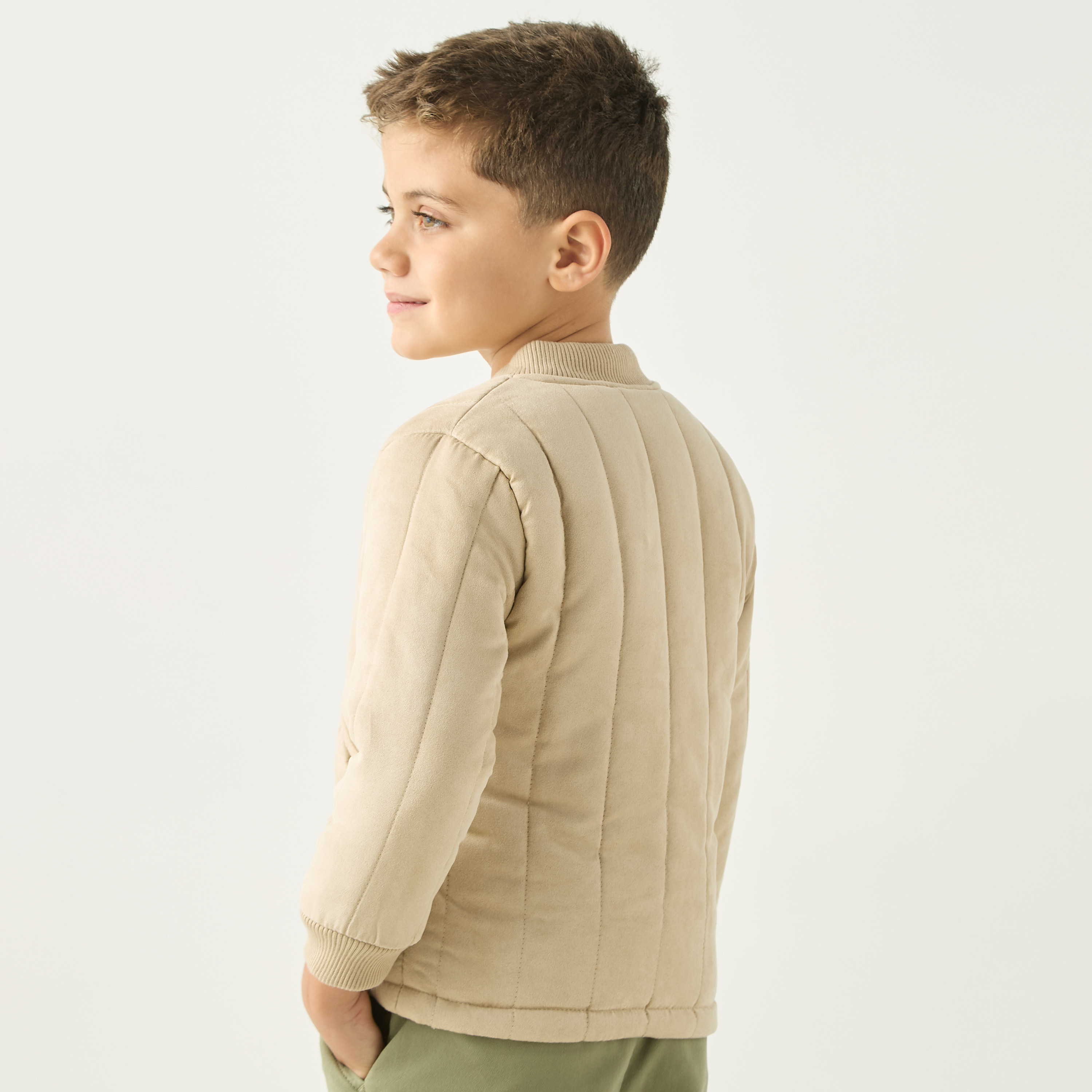 Eligo Quilted Long Sleeves Jacket with Zip Closure and Pockets-boys-clothing-jacketsandcoats-image-3
