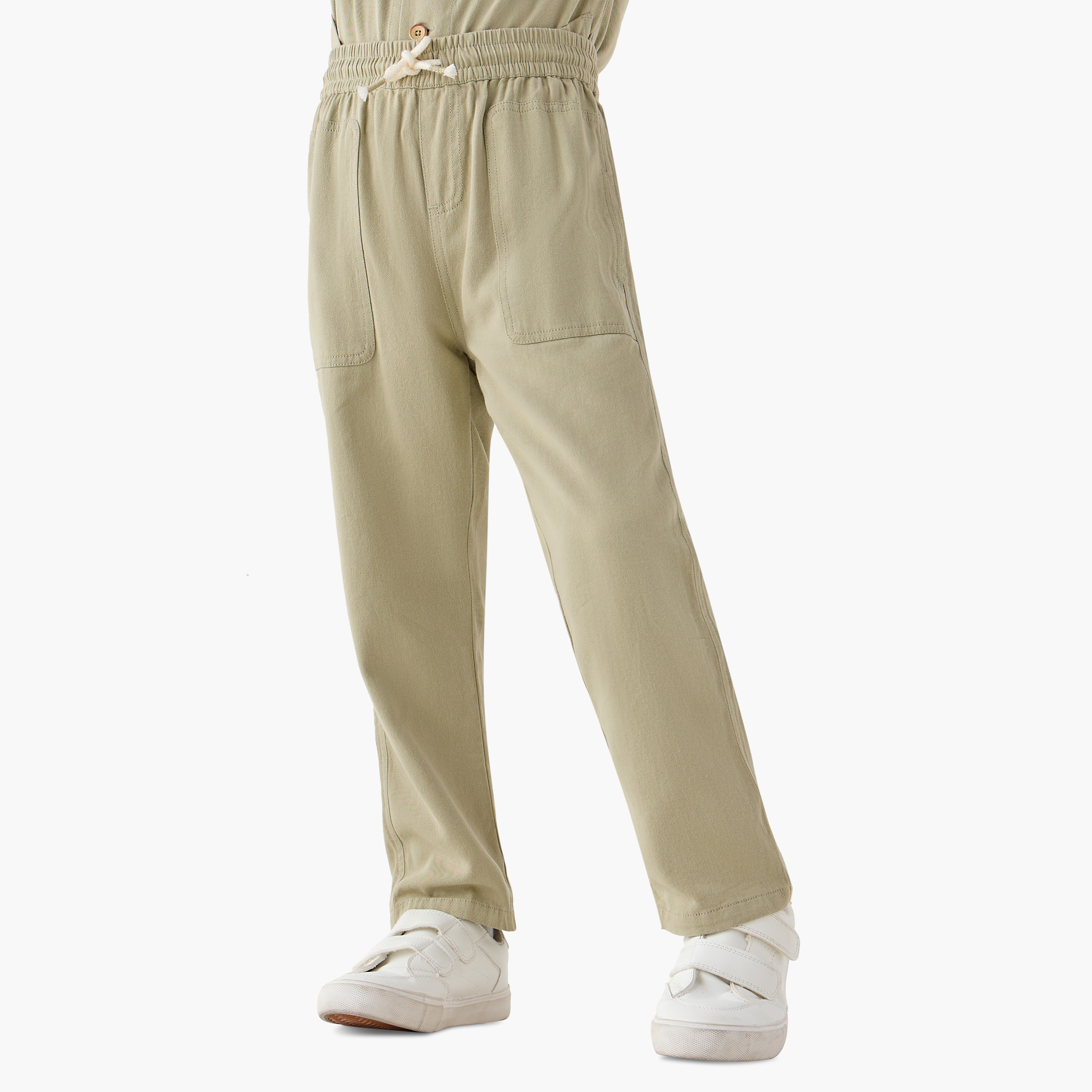 Eligo Solid Long Sleeves Shirt and Pants Set-baby-boys-clothing-winterwear-setsandcoords-image-3