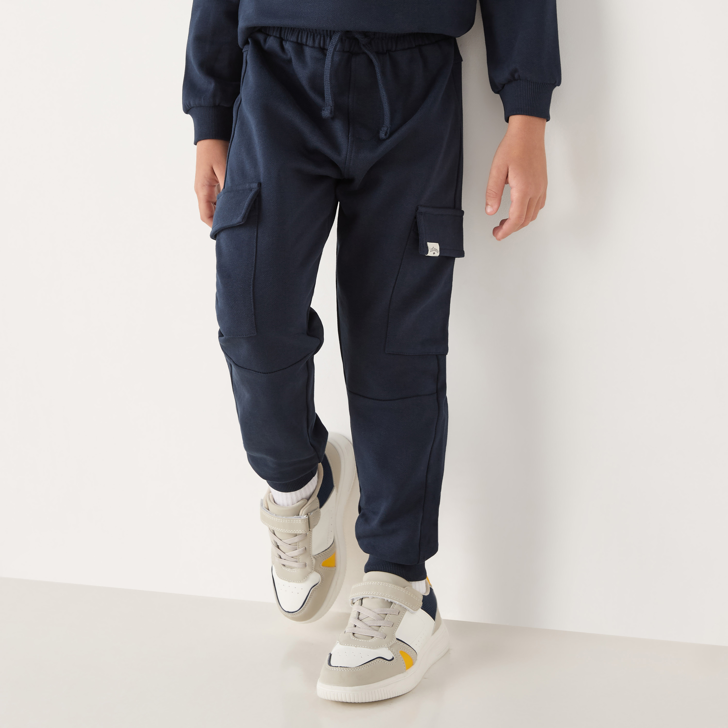 Lee Cooper Graphic Print Long Sleeves T-shirt and Joggers Set-baby-boys-clothing-winterwear-setsandcoords-image-3