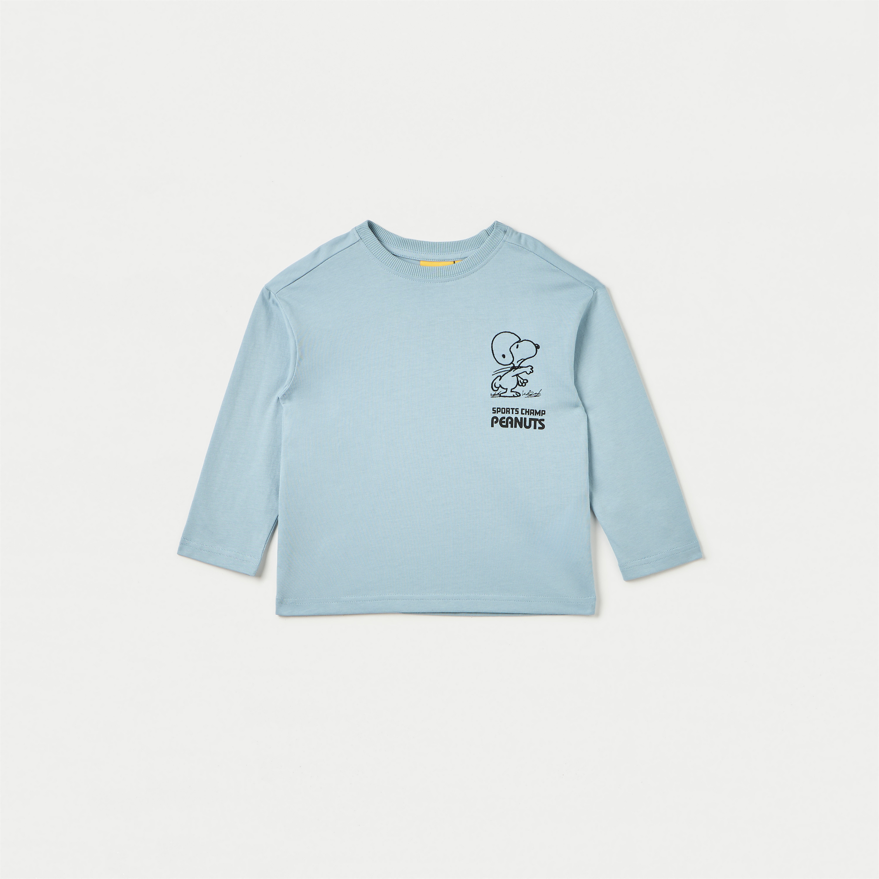 تيشيرت بياقة ضيّقة وأكمام طويلة وطبعات جرافيك-boys-clothing-tshirtsandpolos-image-1