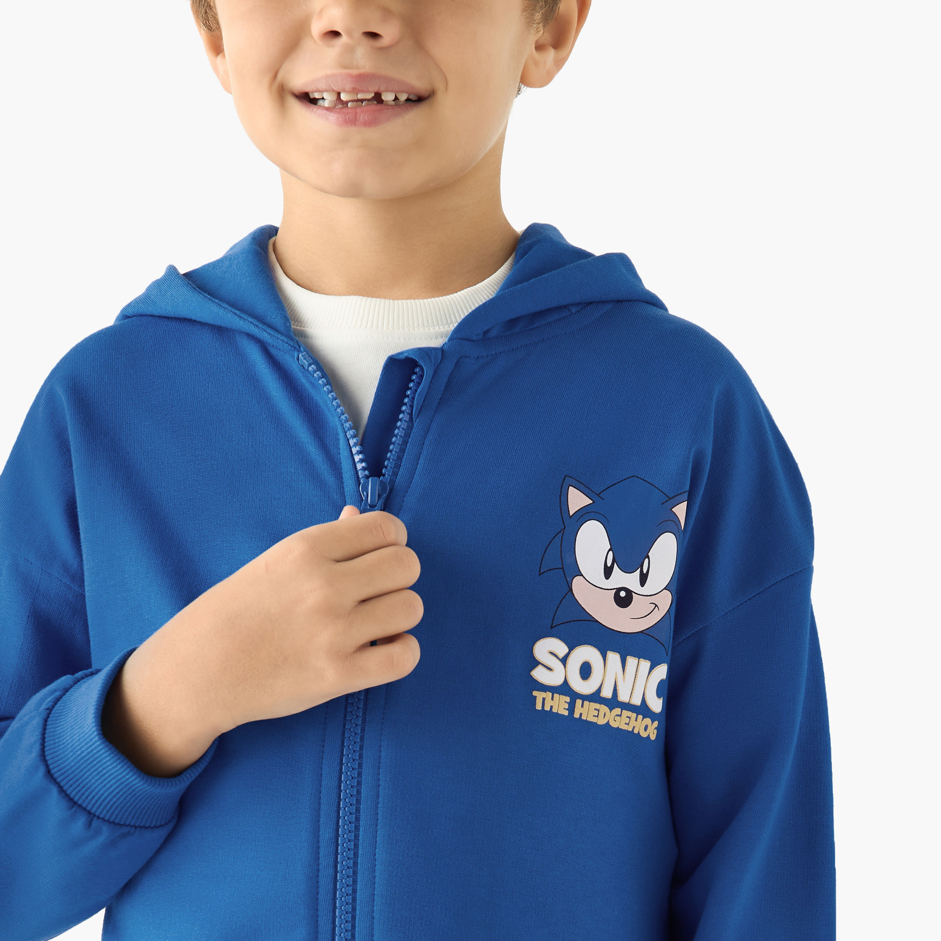 سويت شيرت بقبعة وطبعات سونيك ذا هيدجهوج بسحاب إغلاق من سيجا-baby-boys-clothing-winterwear-sweatshirts-image-4