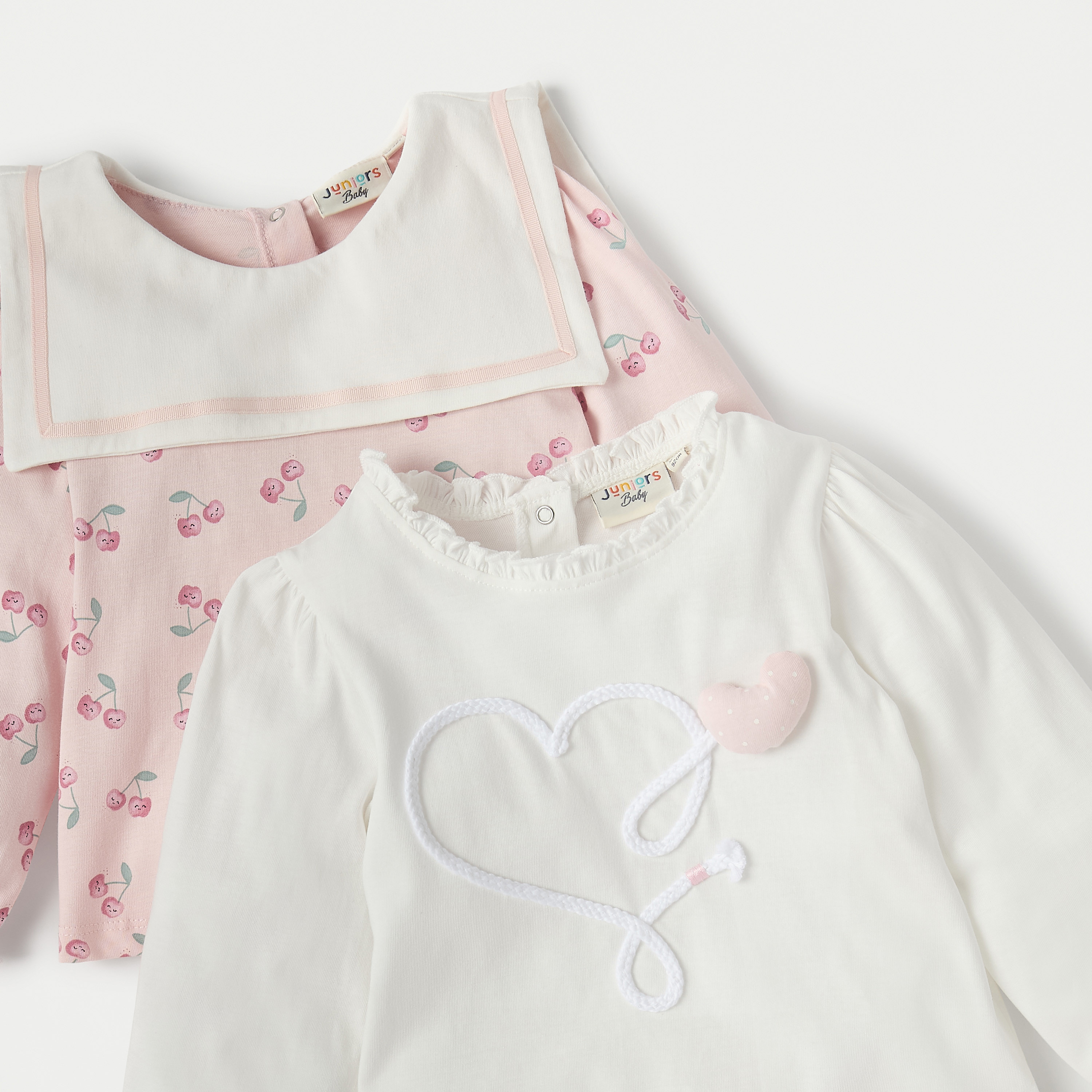 Juniors Assorted Long Sleeves Top - Set of 2-girls-clothing-rompers-image-4