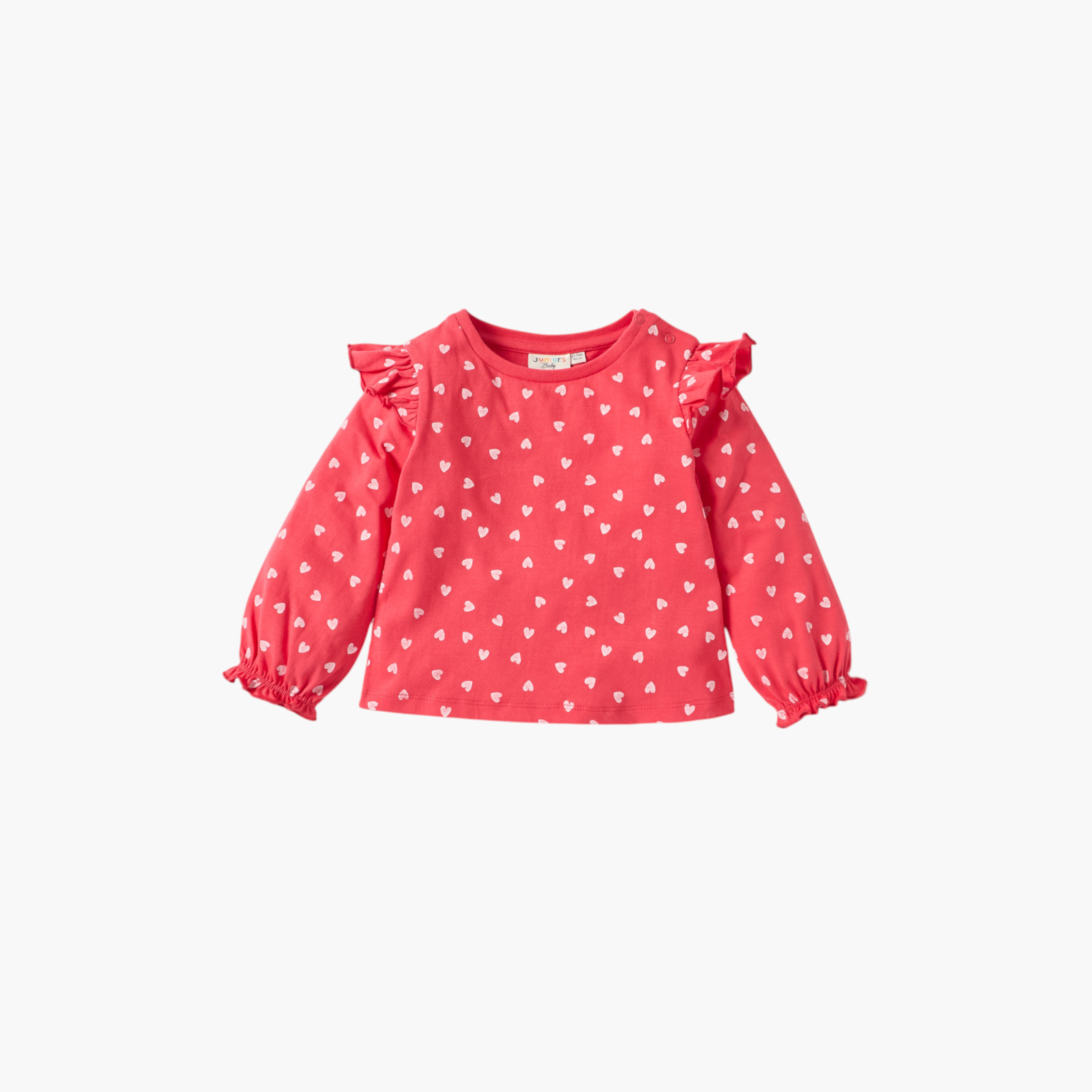 بلوزة بأكمام طويلة وطبعات من جونيورز - طقم من 3 قطع-baby-girls-clothing-tshirts-image-3