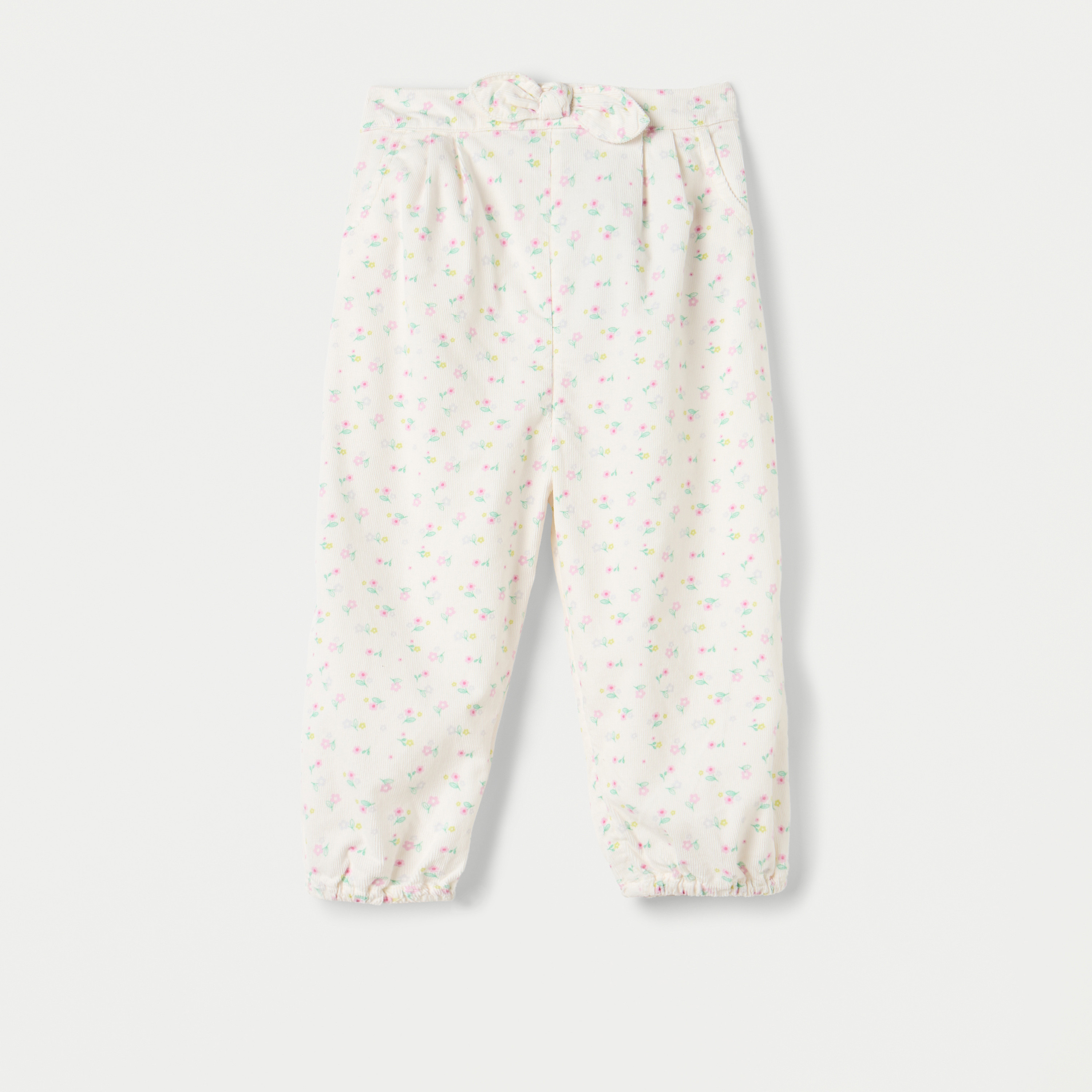 بنطلون بفيونكة وطبعات أزهار من جونيورز-baby-girls-clothing-bottoms-trousers-image-1