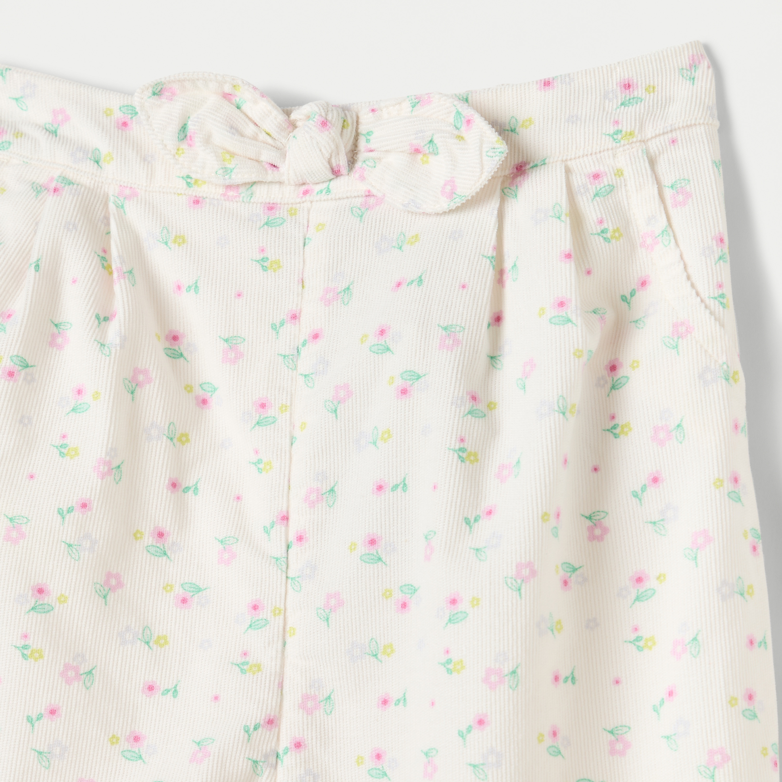 بنطلون بفيونكة وطبعات أزهار من جونيورز-baby-girls-clothing-bottoms-trousers-image-3