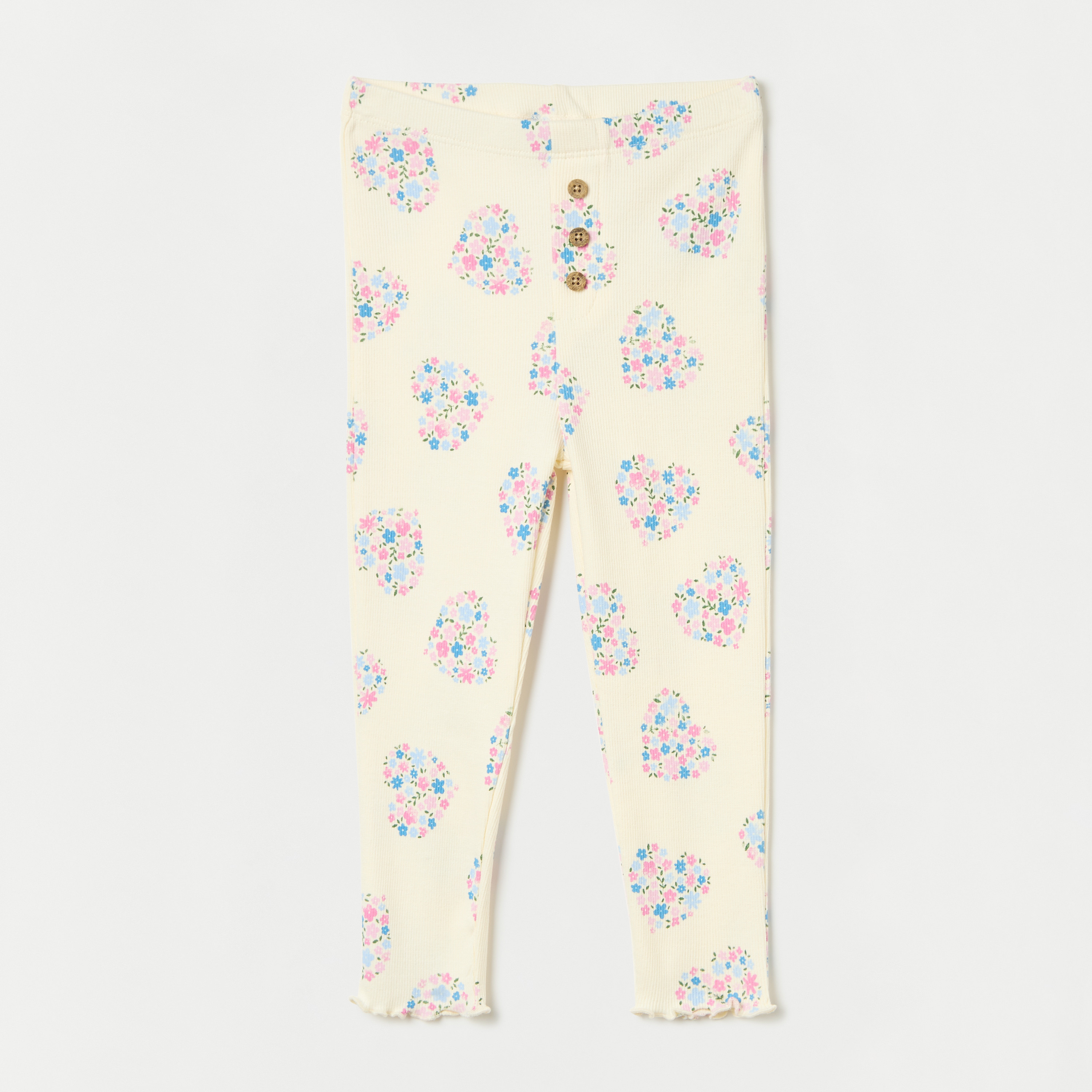 Juniors Floral Print Leggings-baby-girls-clothing-bottoms-leggings-image-1