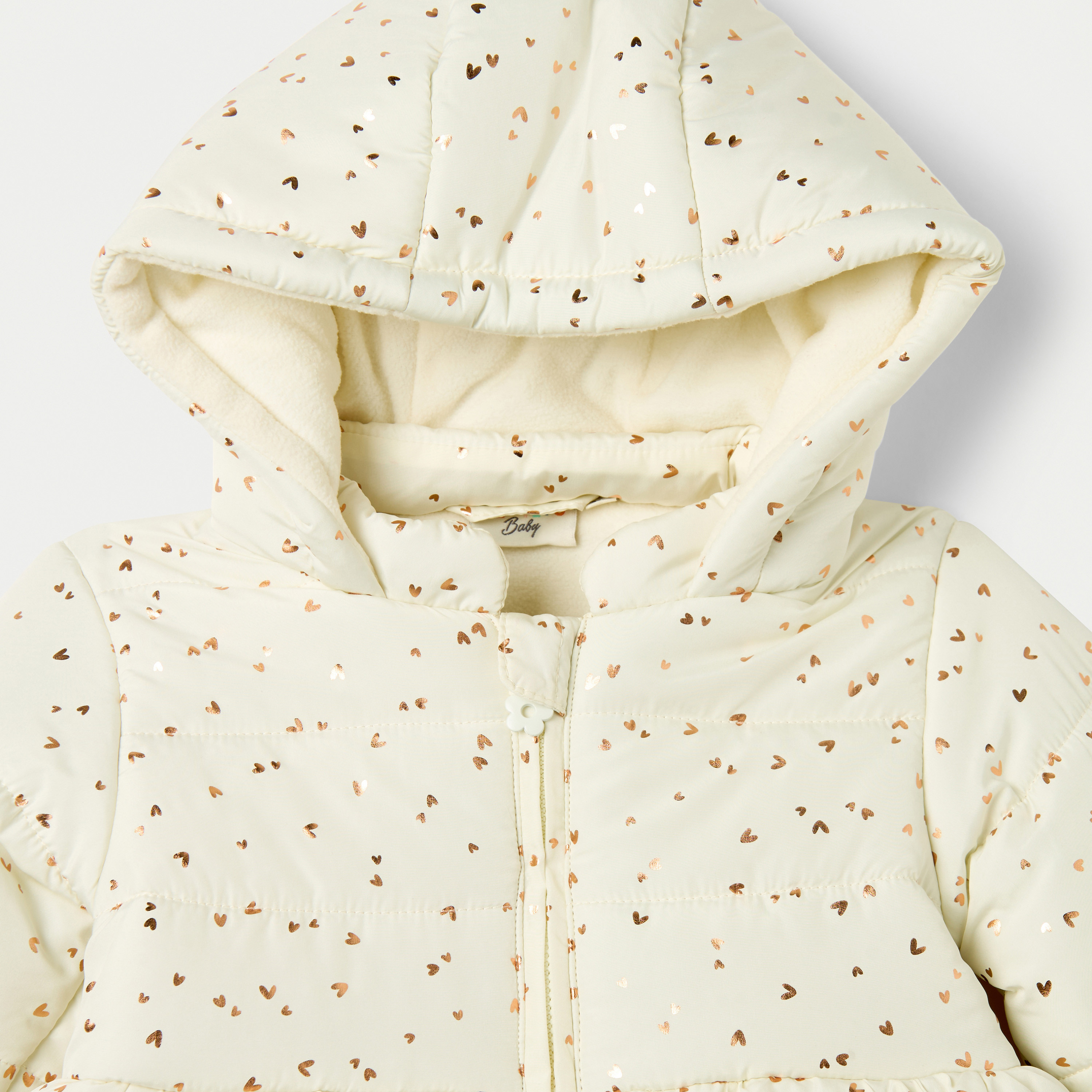 جاكيت ثقيل بأكمام طويلة وقبعة وطبعات قلب من جونيورز-baby-girls-clothing-winterwear-jacketsandcoats-image-3