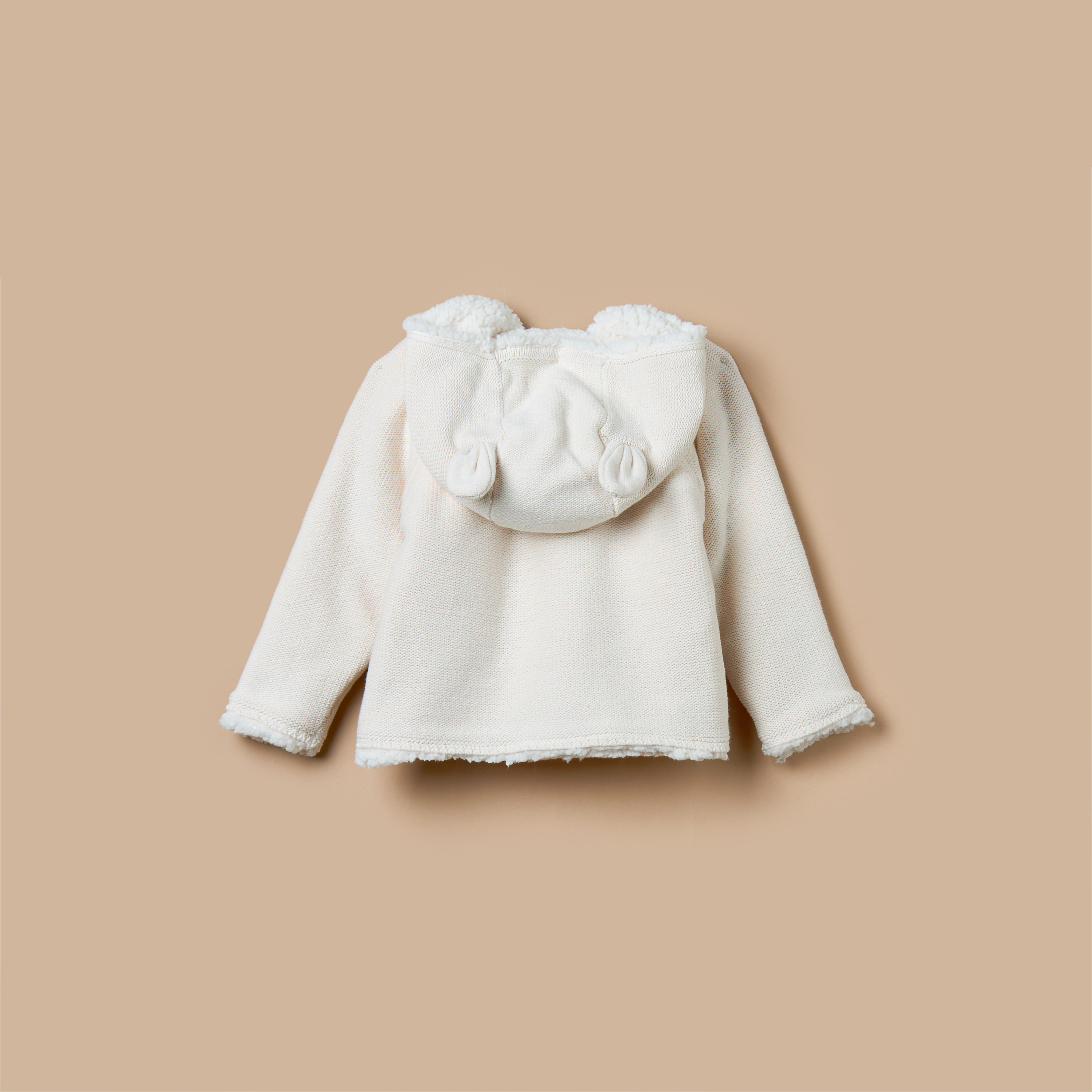 Juniors Floral Embroidered Hooded Cardigan with Long Sleeves and Button Closure-baby-girls-clothing-jumpersandcardigans-image-2