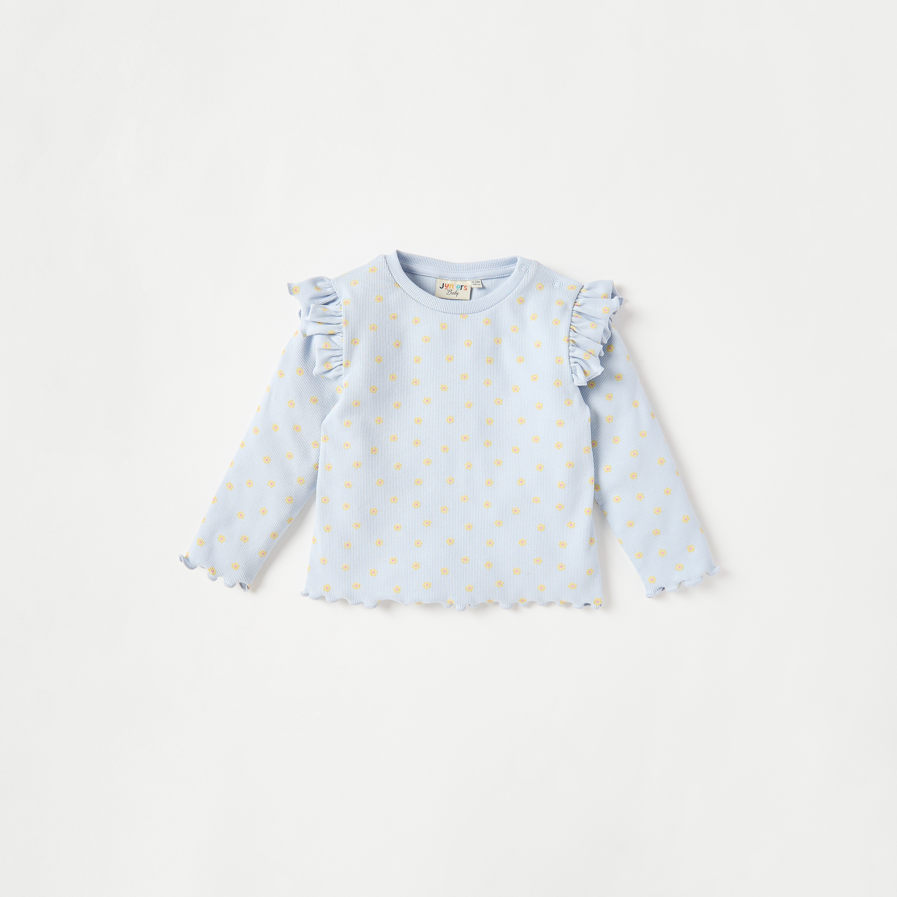 Juniors All-Over Floral Print Top and Leggings Set-baby-girls-clothing-setsandcoords-image-2