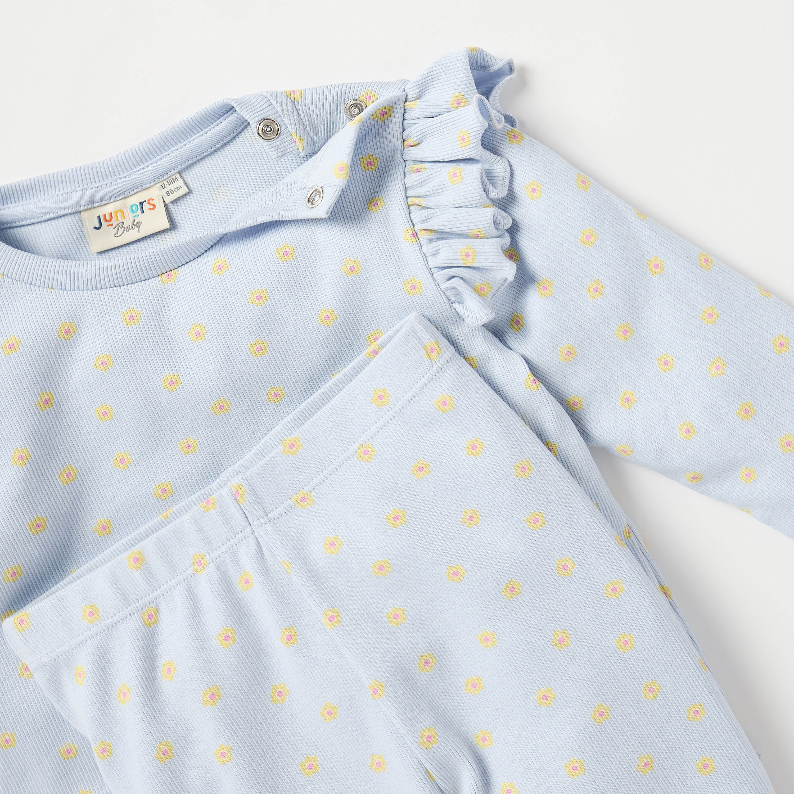 Juniors All-Over Floral Print Top and Leggings Set-baby-girls-clothing-setsandcoords-image-4
