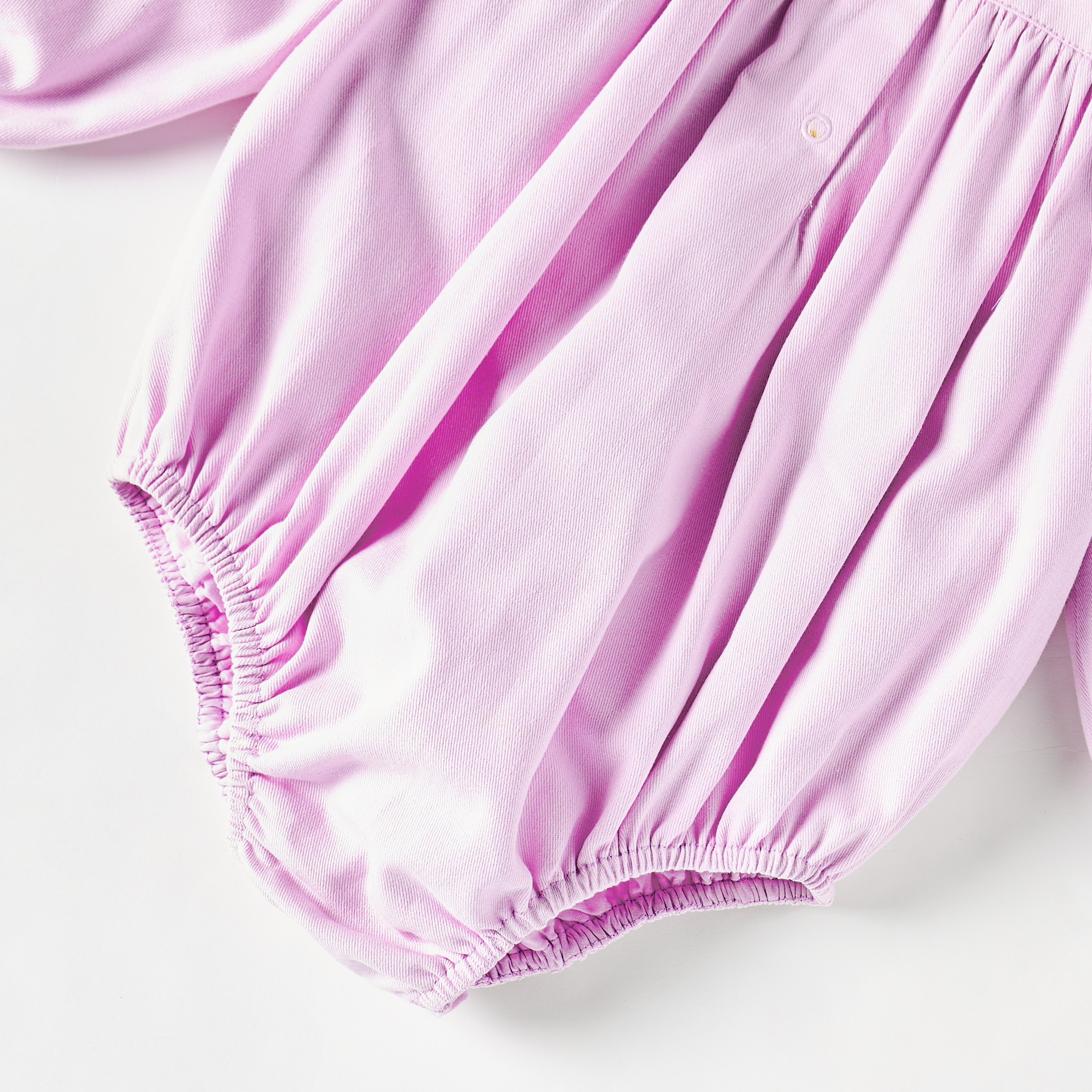 أفرول سادة بياقة بيتر بان وأكمام طويلة من جونيورز-baby-girls-clothing-rompers-image-3