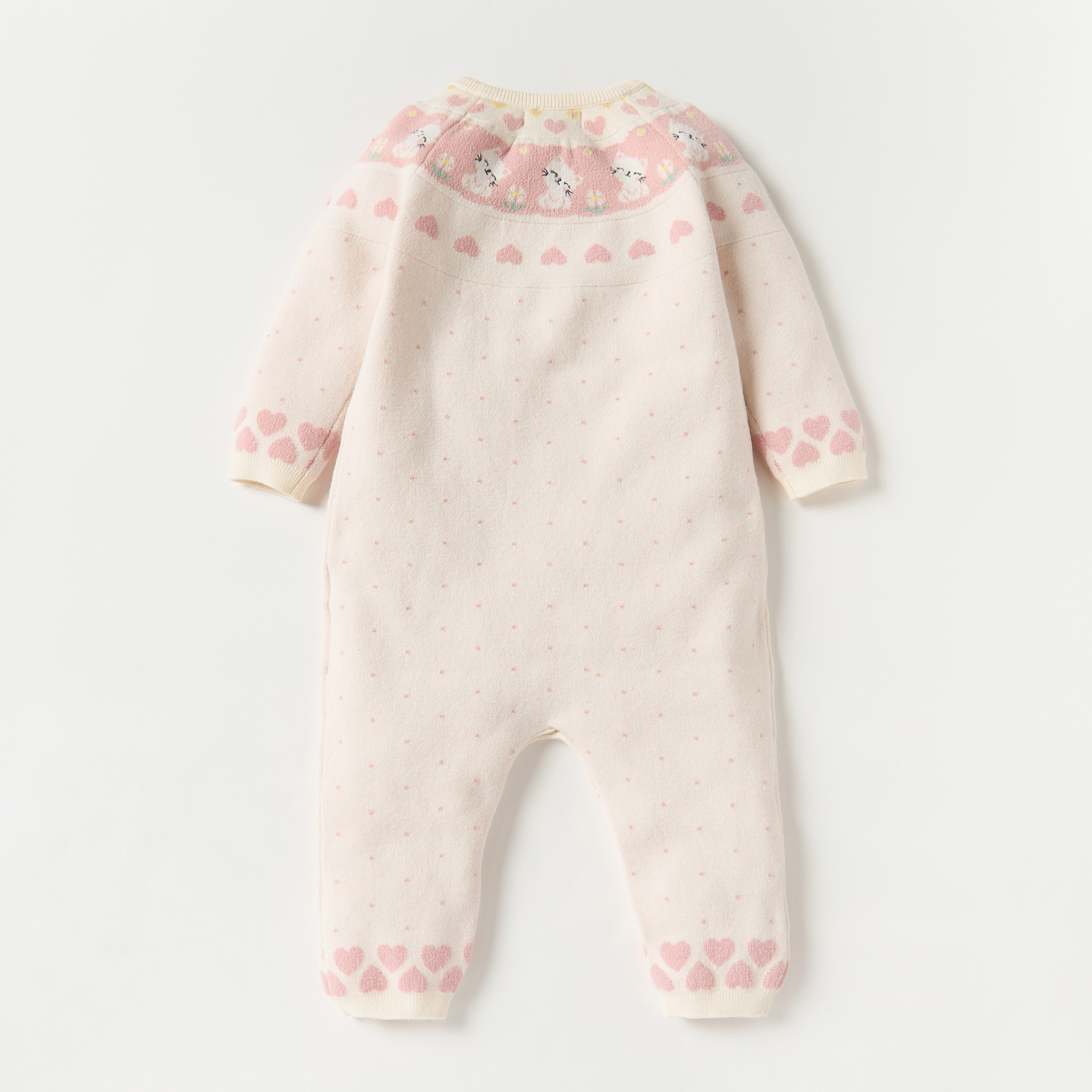 أفرول بأكمام طويلة وأزرار إغلاق وطبعات من جونيورز-baby-girls-clothing-rompers-image-2