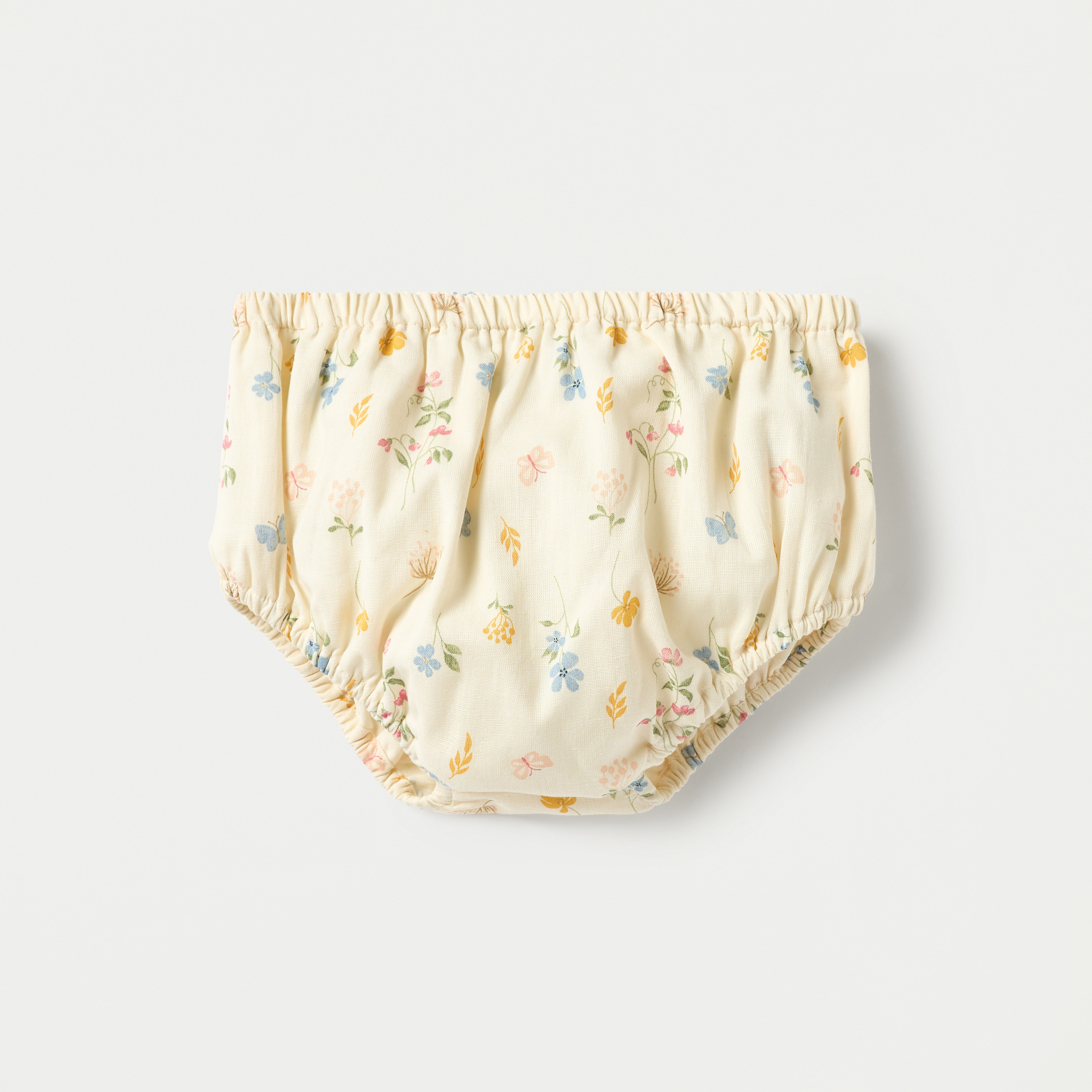 Juniors Floral Print Long Sleeves Empire Dress with Bloomers-baby-girls-clothing-dressesandjumpsuits-image-3