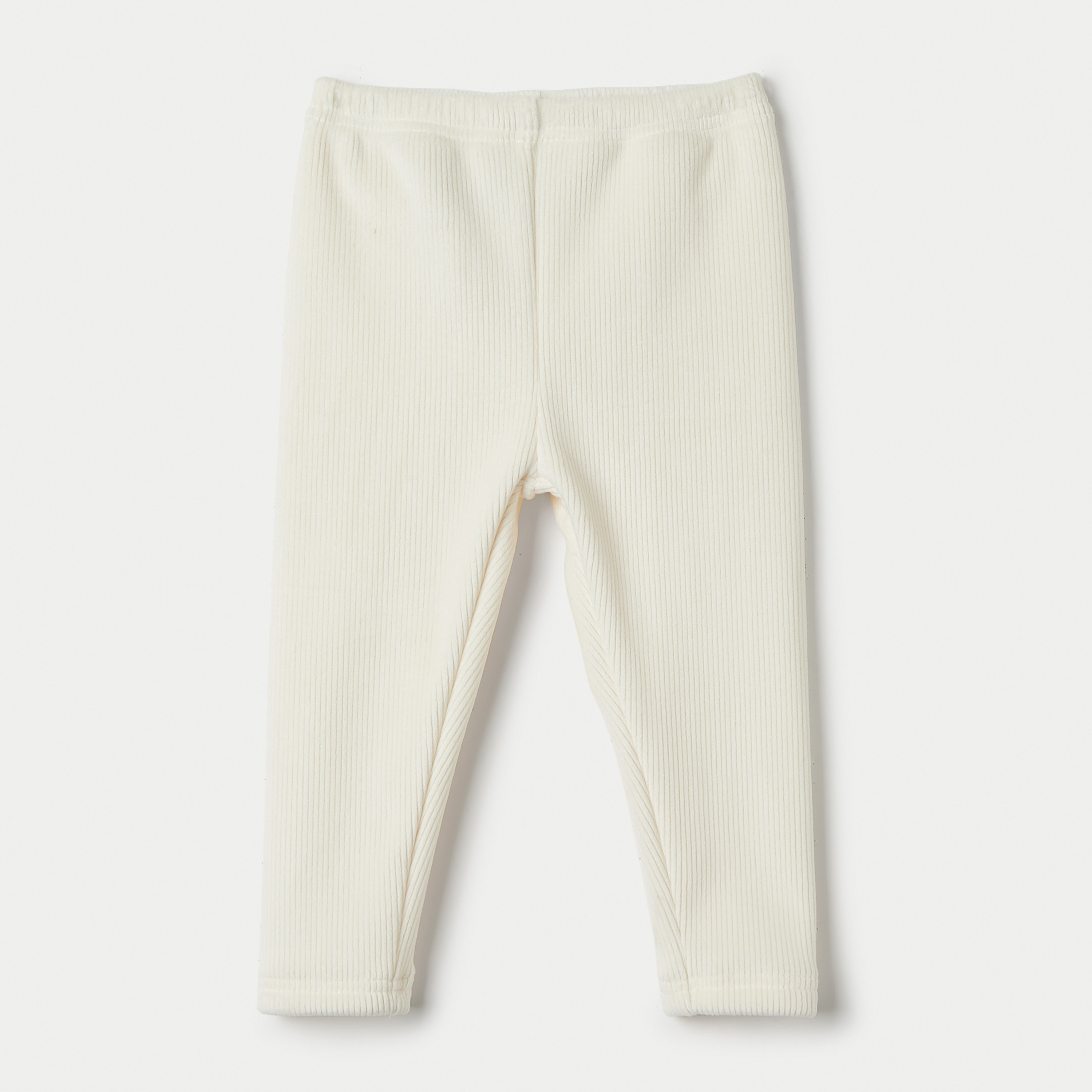 Giggles Ribbed Pants with Elasticated Waistband-baby-girls-clothing-bottoms-trousers-image-1