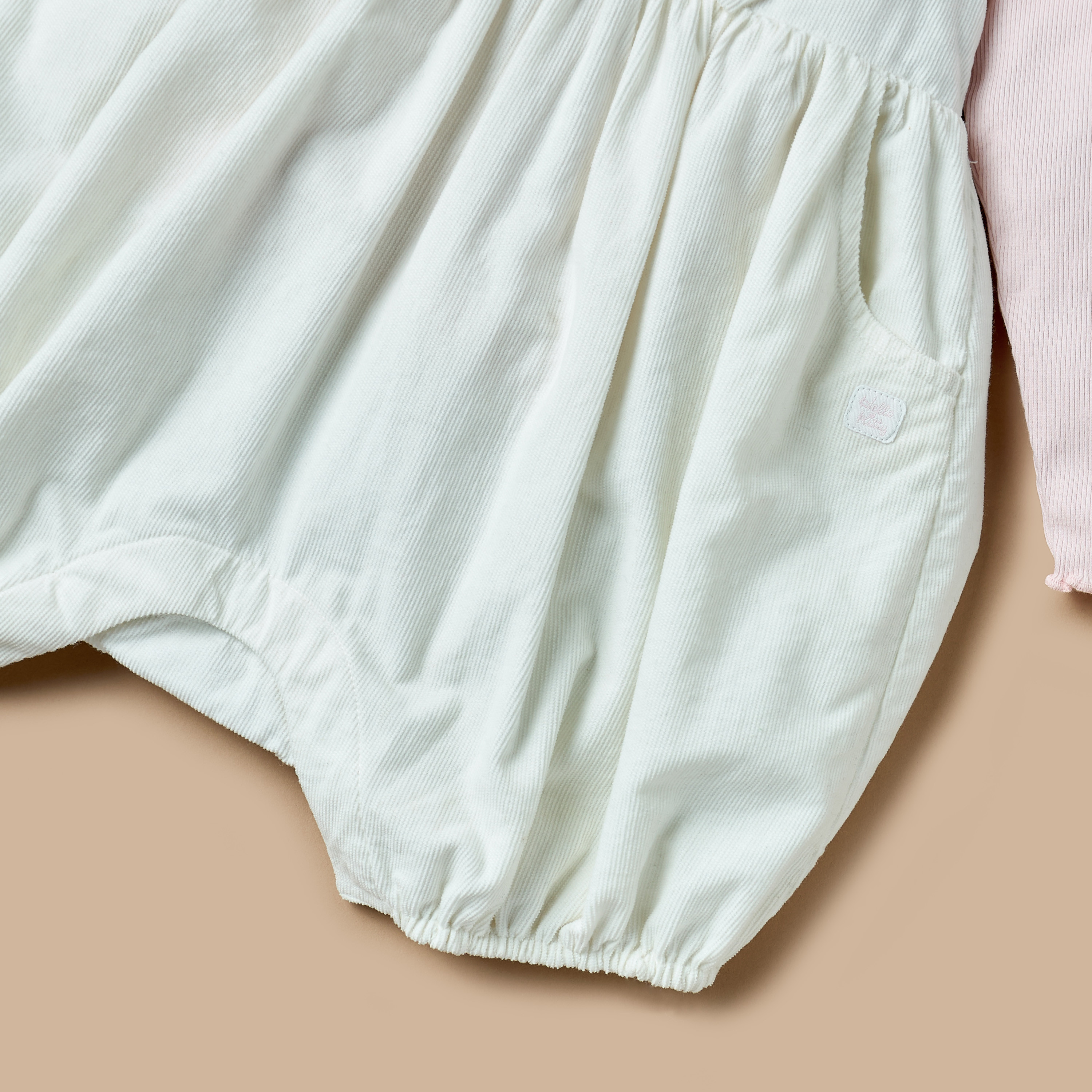 Sanrio Hello Kitty Detail Dungaree and Turtle Neck Top Set-baby-girls-clothing-setsandcoords-image-5