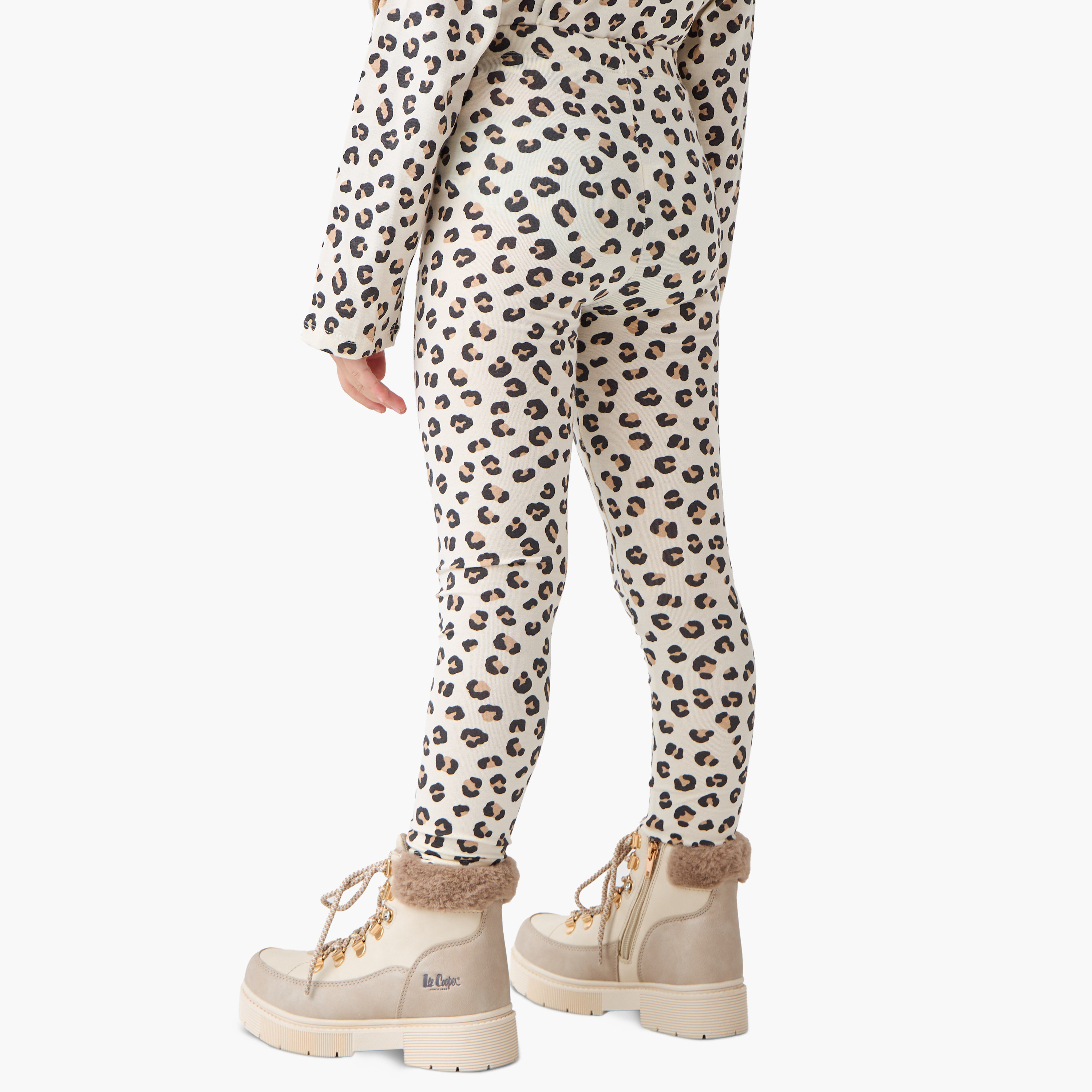 بناطيل ليقنز متنوعة من جونيورز - طقم من 2 قطع-baby-girls-clothing-bottoms-leggings-image-3