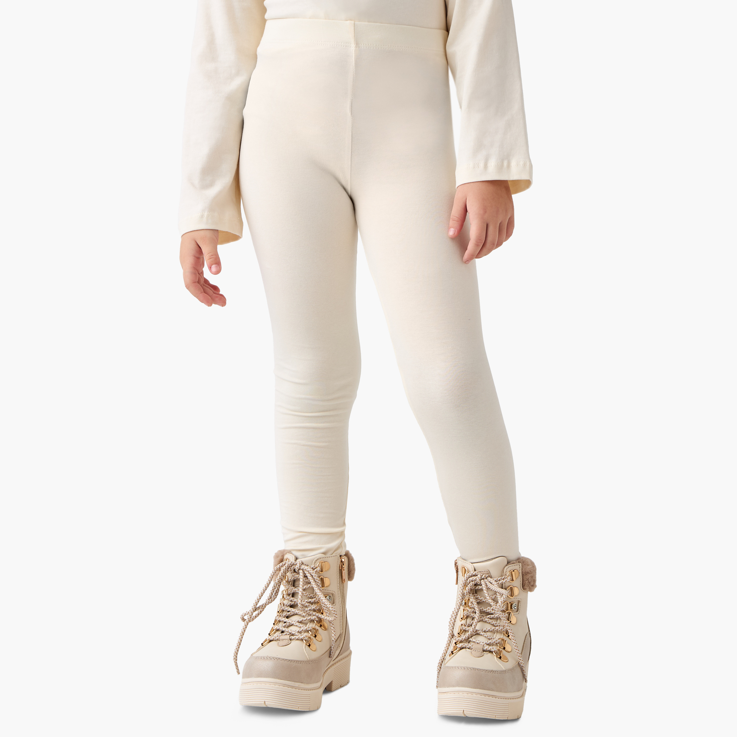 بناطيل ليقنز متنوعة من جونيورز - طقم من 2 قطع-baby-girls-clothing-bottoms-leggings-image-5