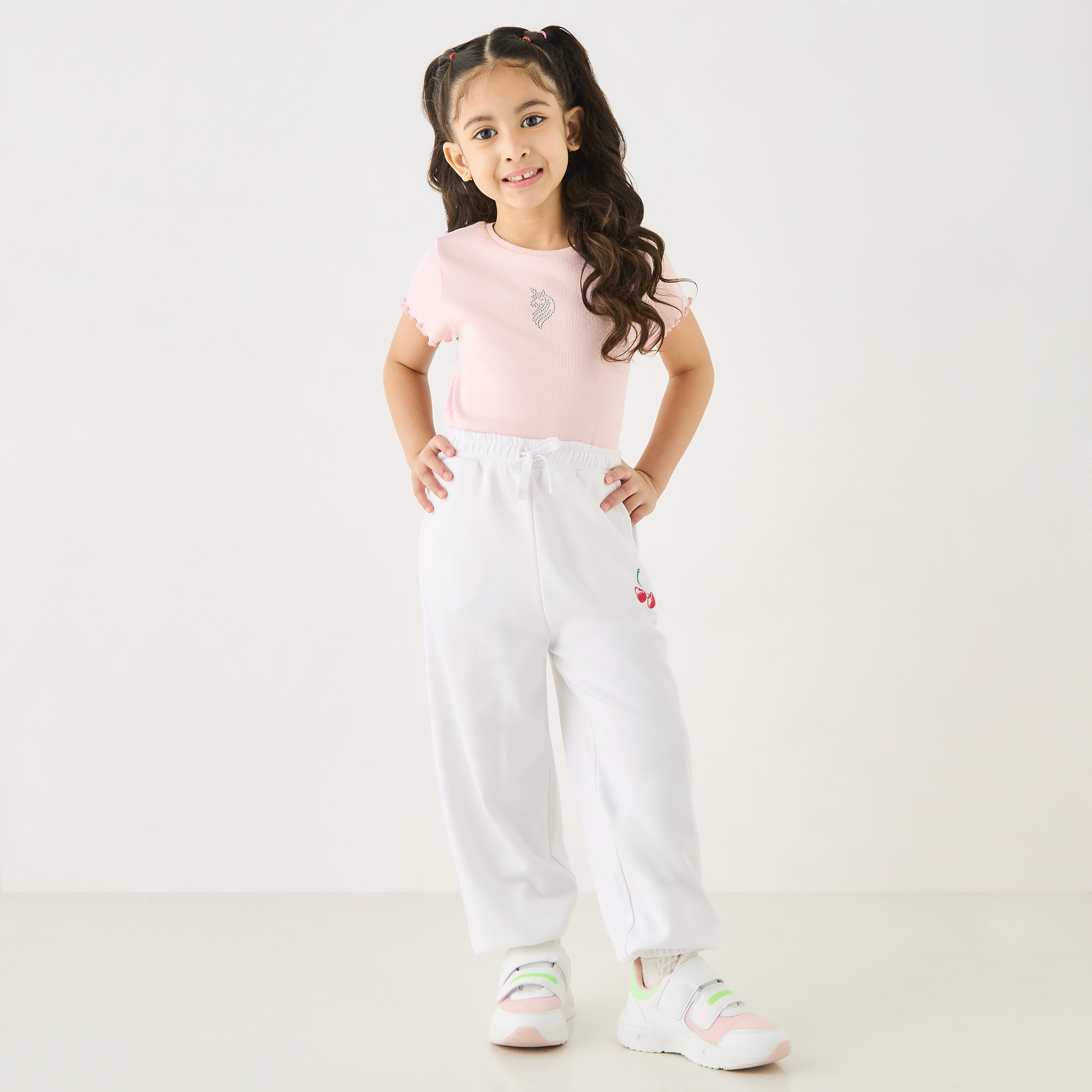 Juniors Cherry Print Joggers with Pockets and Drawstring Closure-baby-girls-clothing-bottoms-joggersandtrackpants-image-2