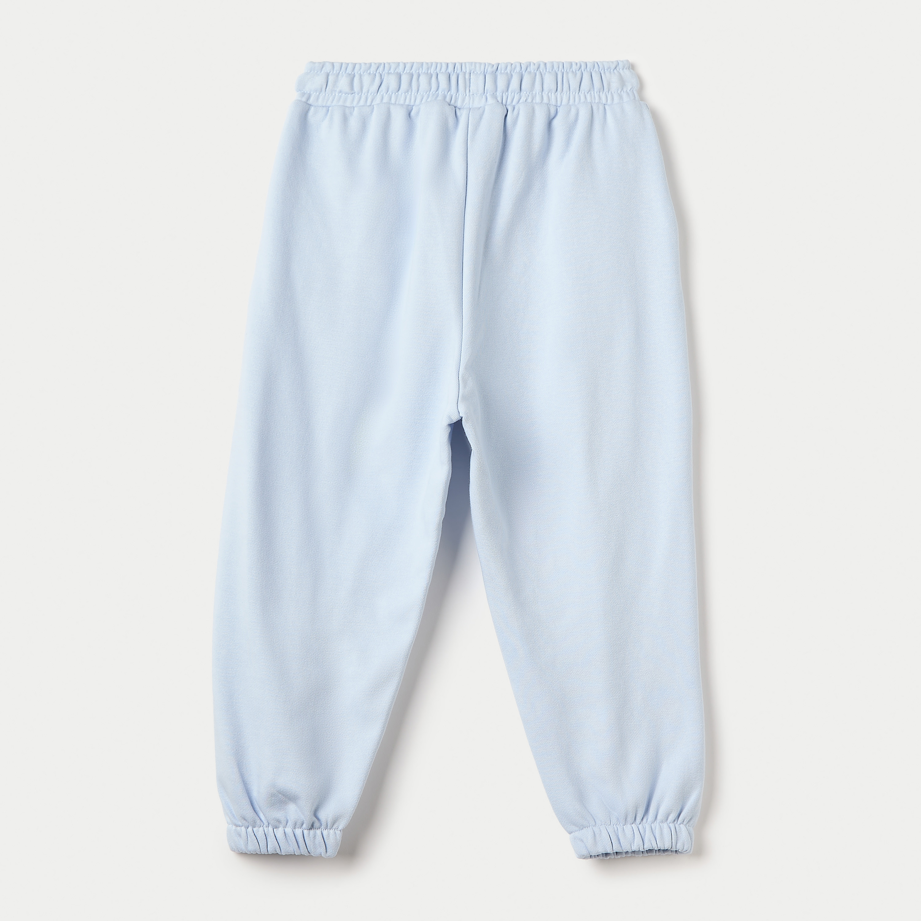 بنطلون رياضي برباط إغلاق وجيوب وطبعات قطة من جونيورز-baby-girls-clothing-bottoms-joggersandtrackpants-image-2