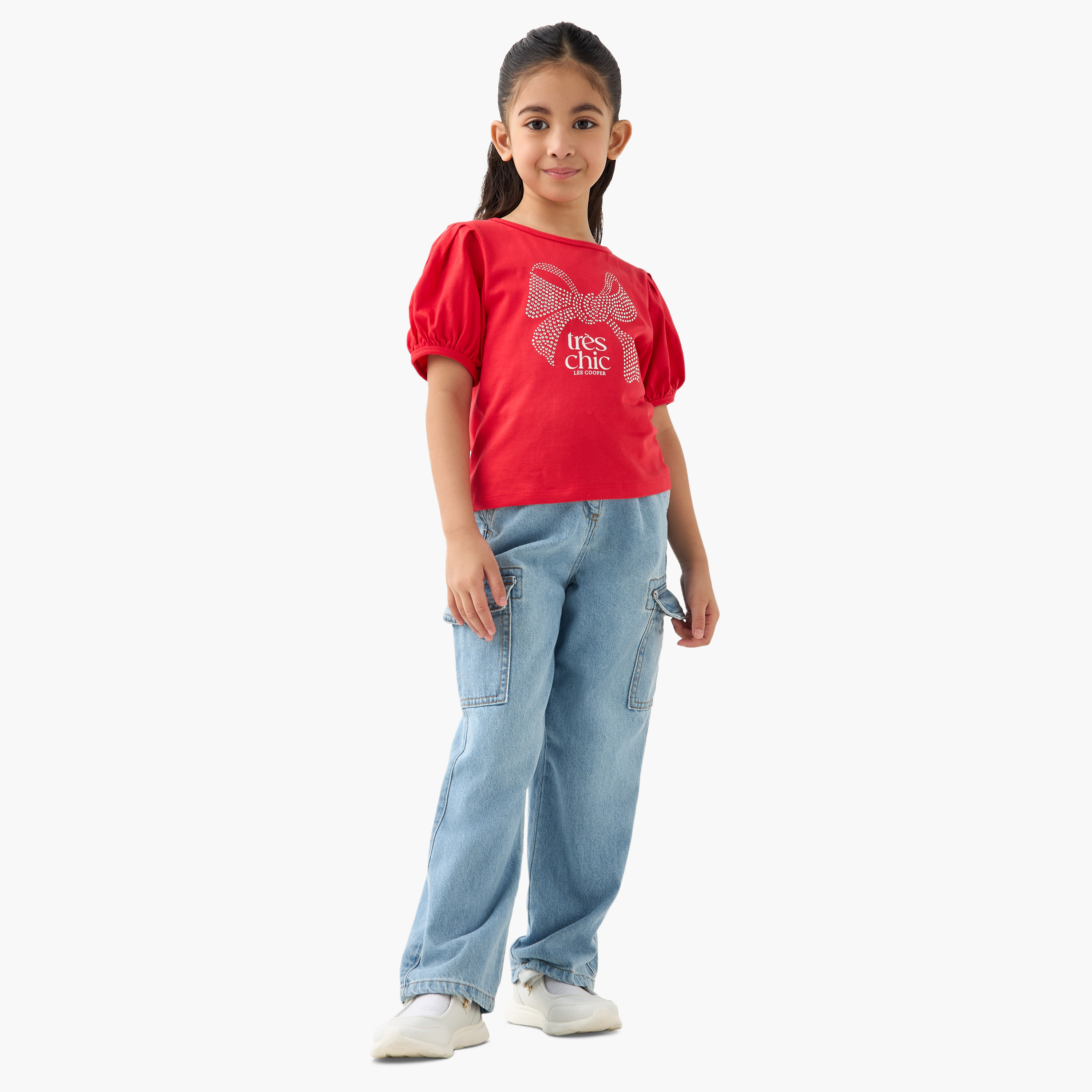 بنطلون جينز بقصة عادية للبنات من جونيورز-girls-clothing-bottoms-jeansandjeggings-image-2