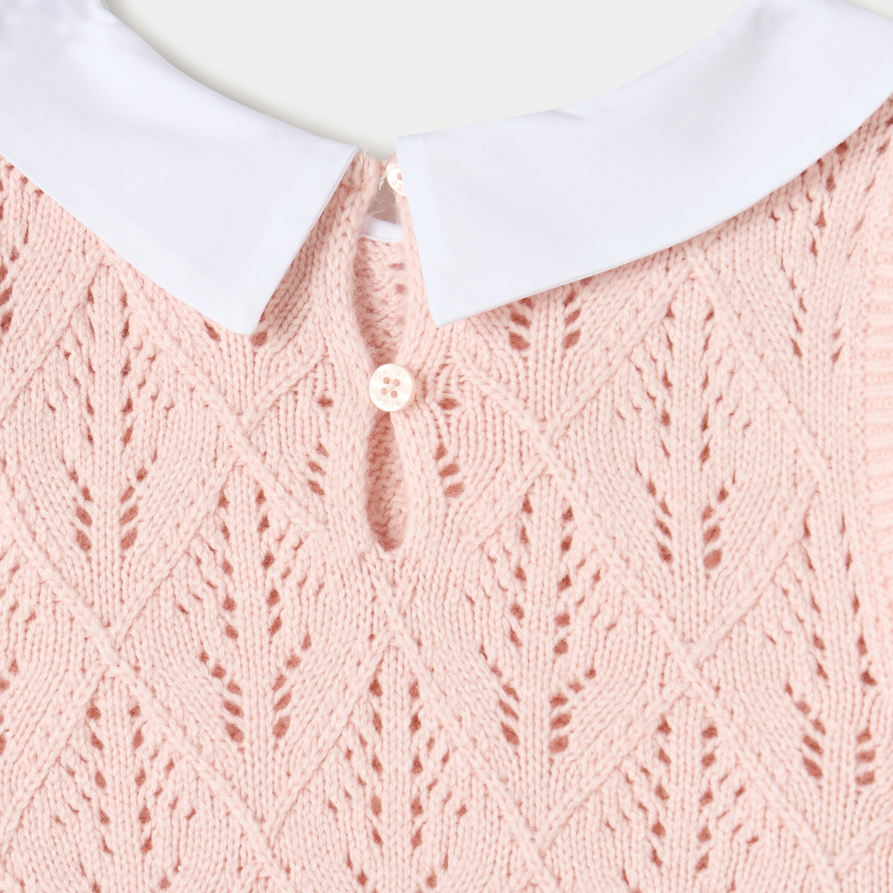 بلوزة توفير بارزة الملمس بياقة عادية وأكمام طويلة من إليجو-cpbaby-clothing-girls-tops-blouses-image-4