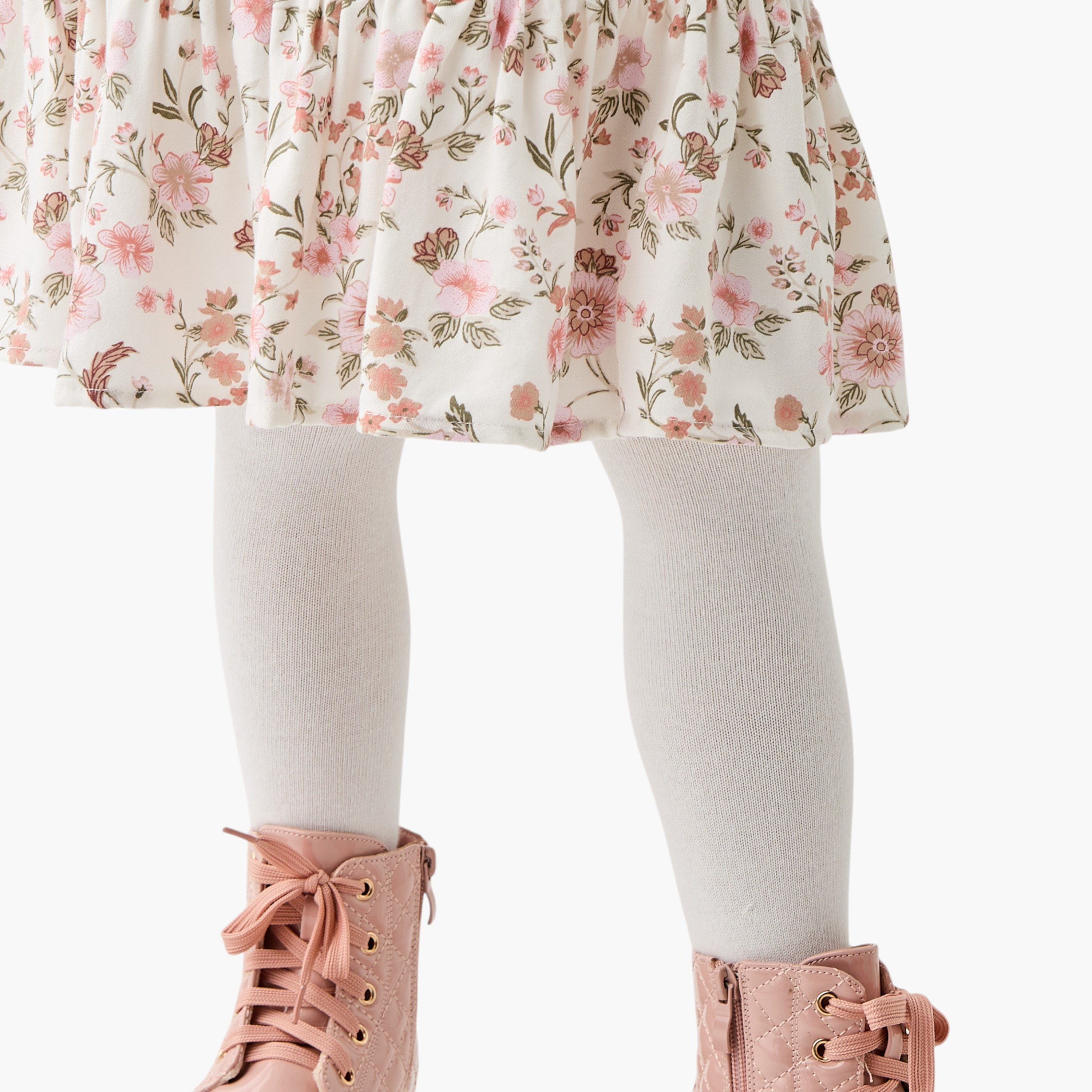 فستان بطبعات أزهار مع كارديجان وجورب من إليجو-girls-clothing-dressesandjumpsuits-image-4