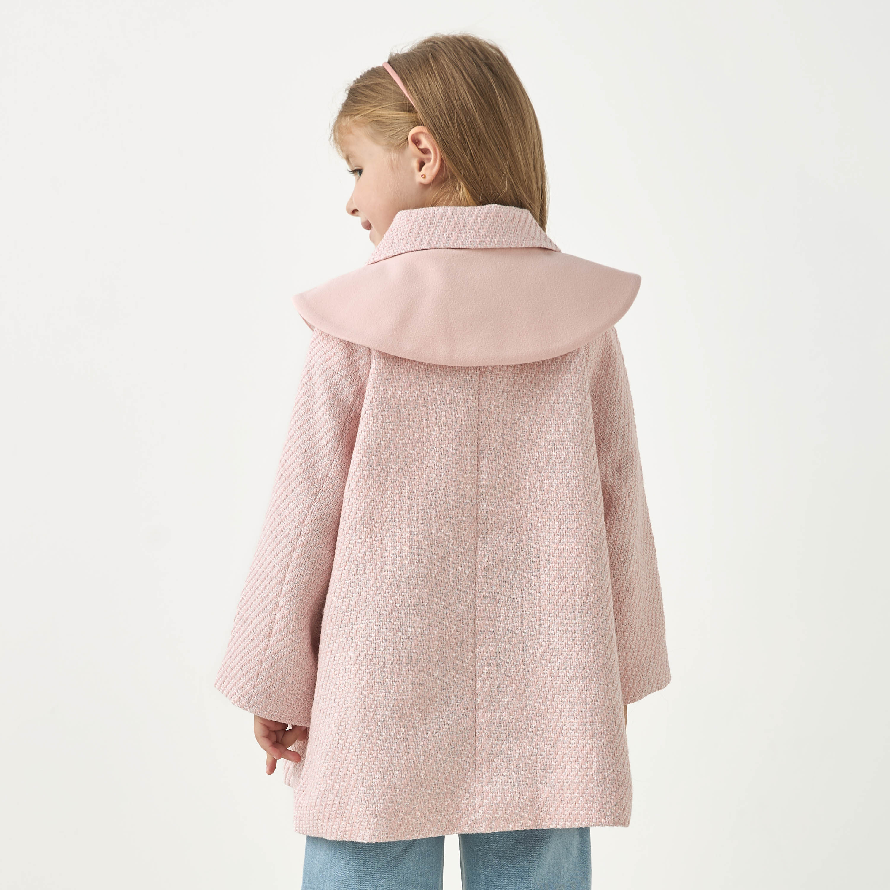 جاكيت ثقيل مزخرف مع زر إغلاق وتفاصيل فيونكة من إليغو-baby-girls-clothing-winterwear-jacketsandcoats-image-3