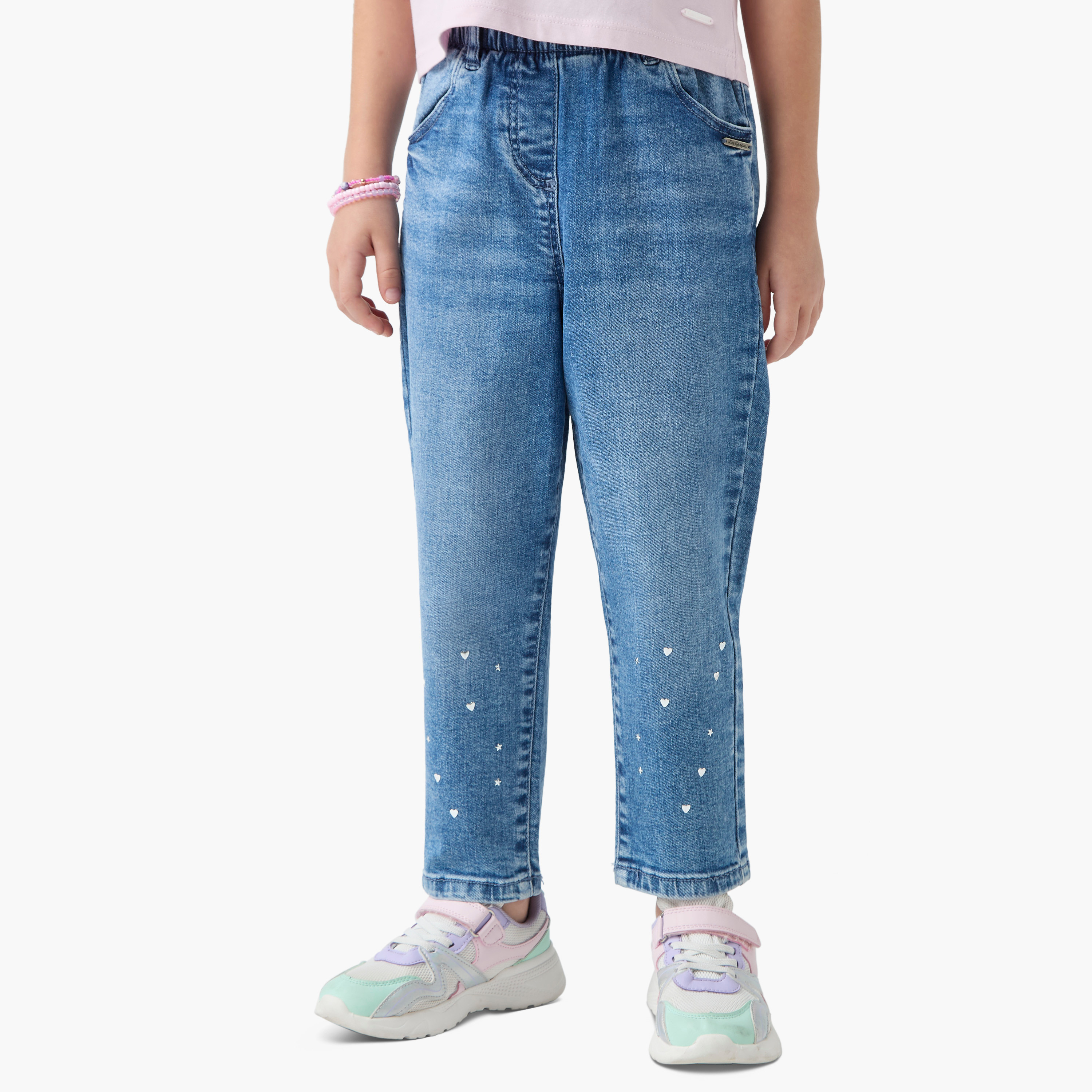 Lee Cooper Girls' Loose Fit Jeans-girls-clothing-bottoms-jeansandjeggings-image-1