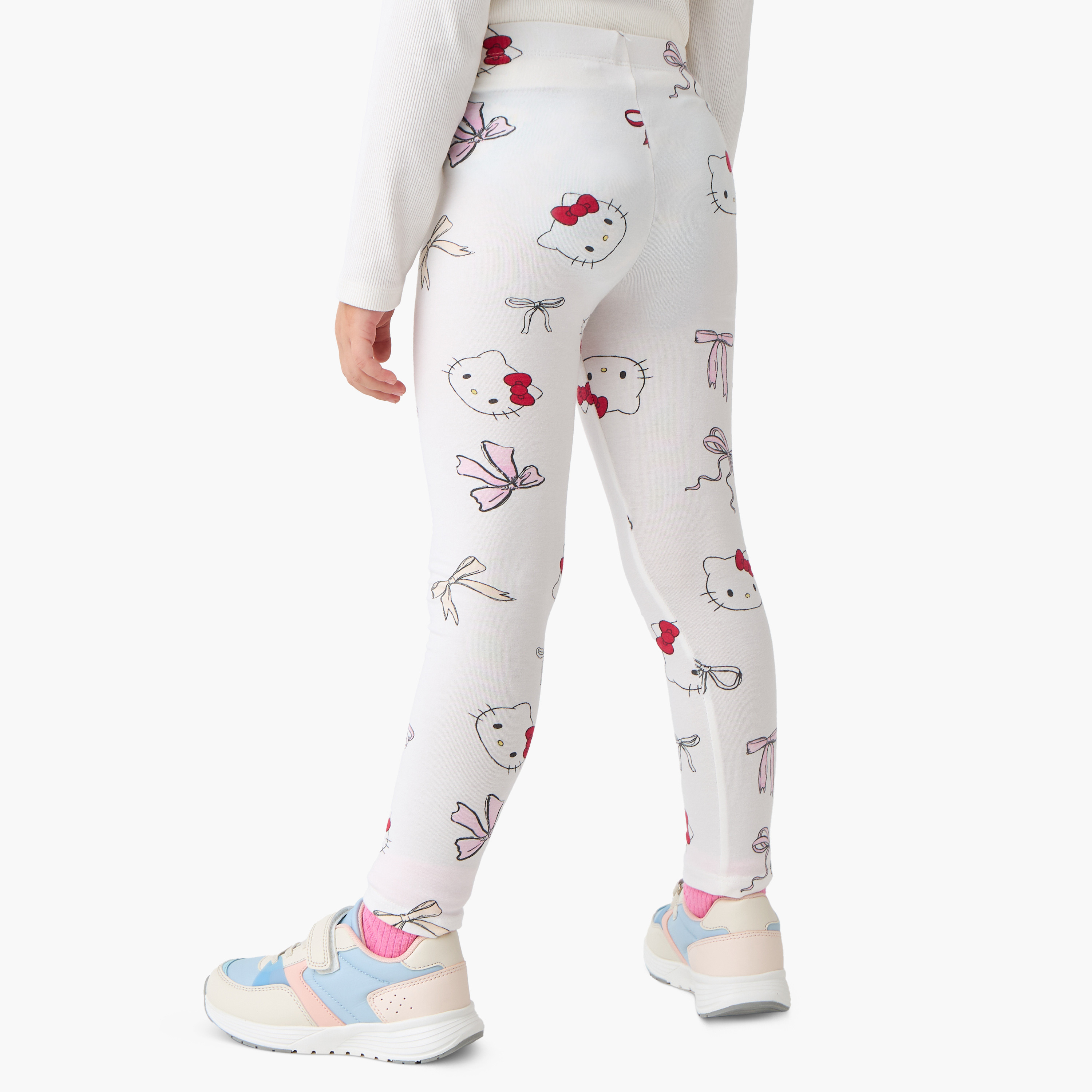 Sanrio Hello Kitty Print Leggings-baby-girls-clothing-bottoms-leggings-image-3