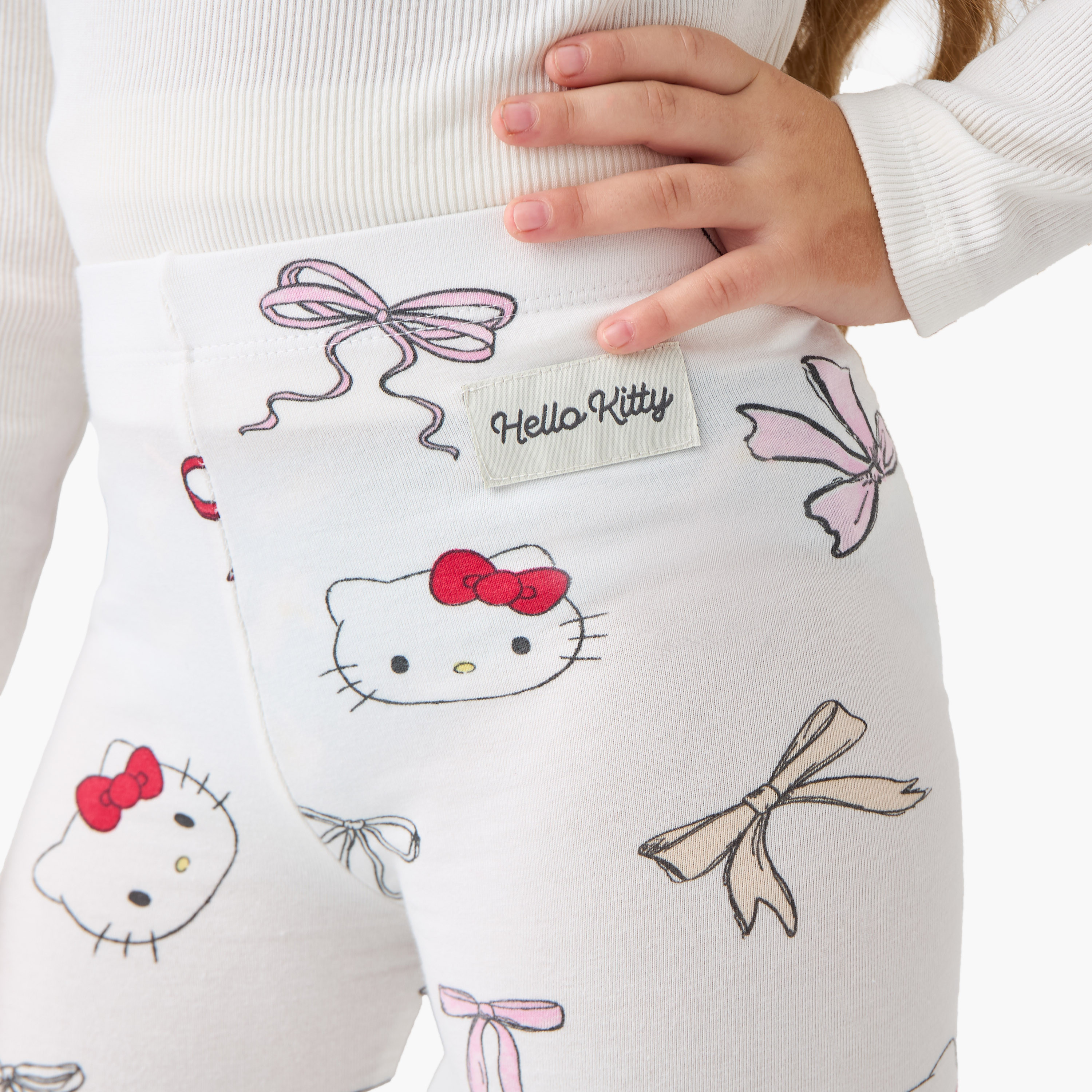 Sanrio Hello Kitty Print Leggings-baby-girls-clothing-bottoms-leggings-image-4