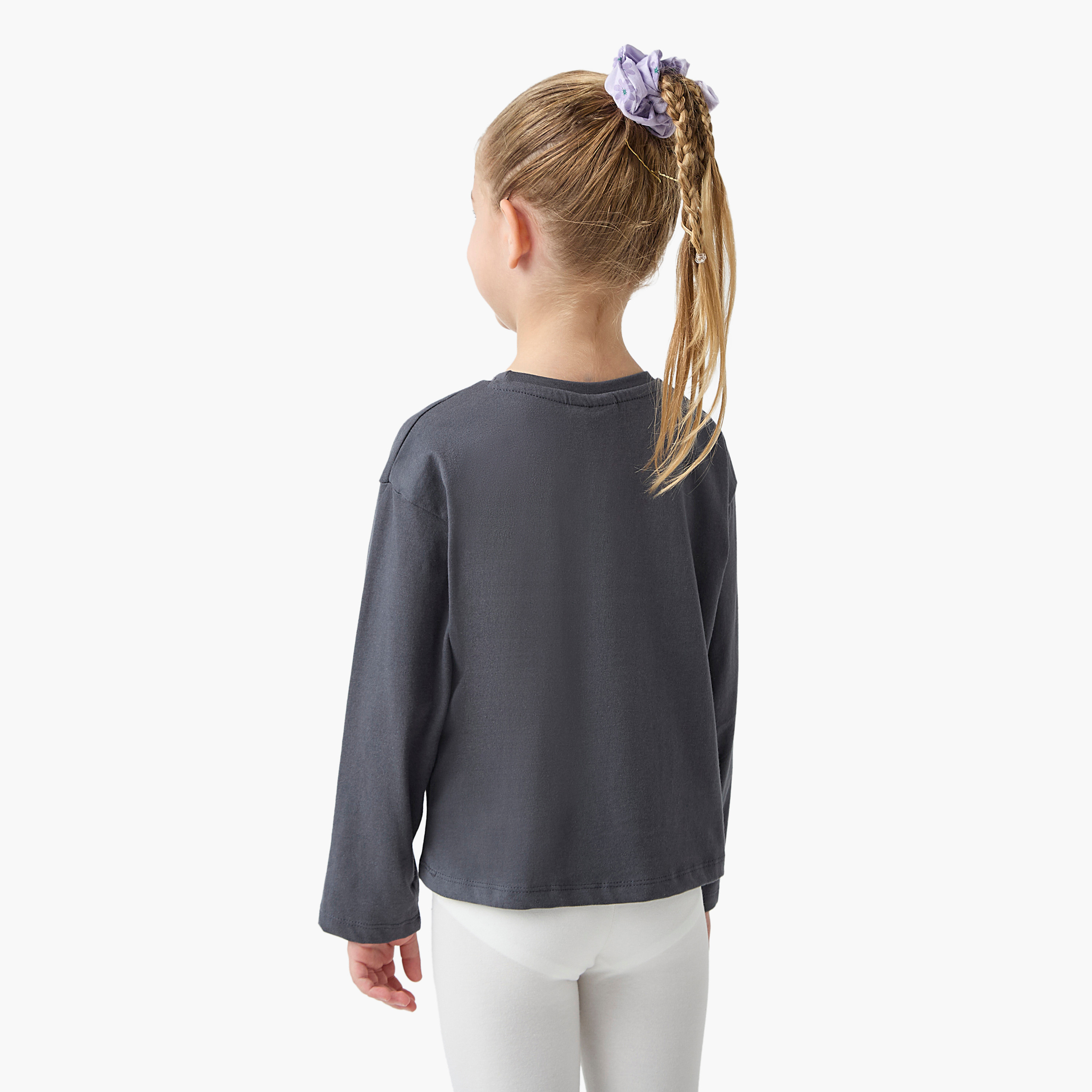 تيشيرت بياقة ضيقة وأكمام طويلة وطبعات ماري من ديزني-baby-girls-clothing-tshirts-image-3