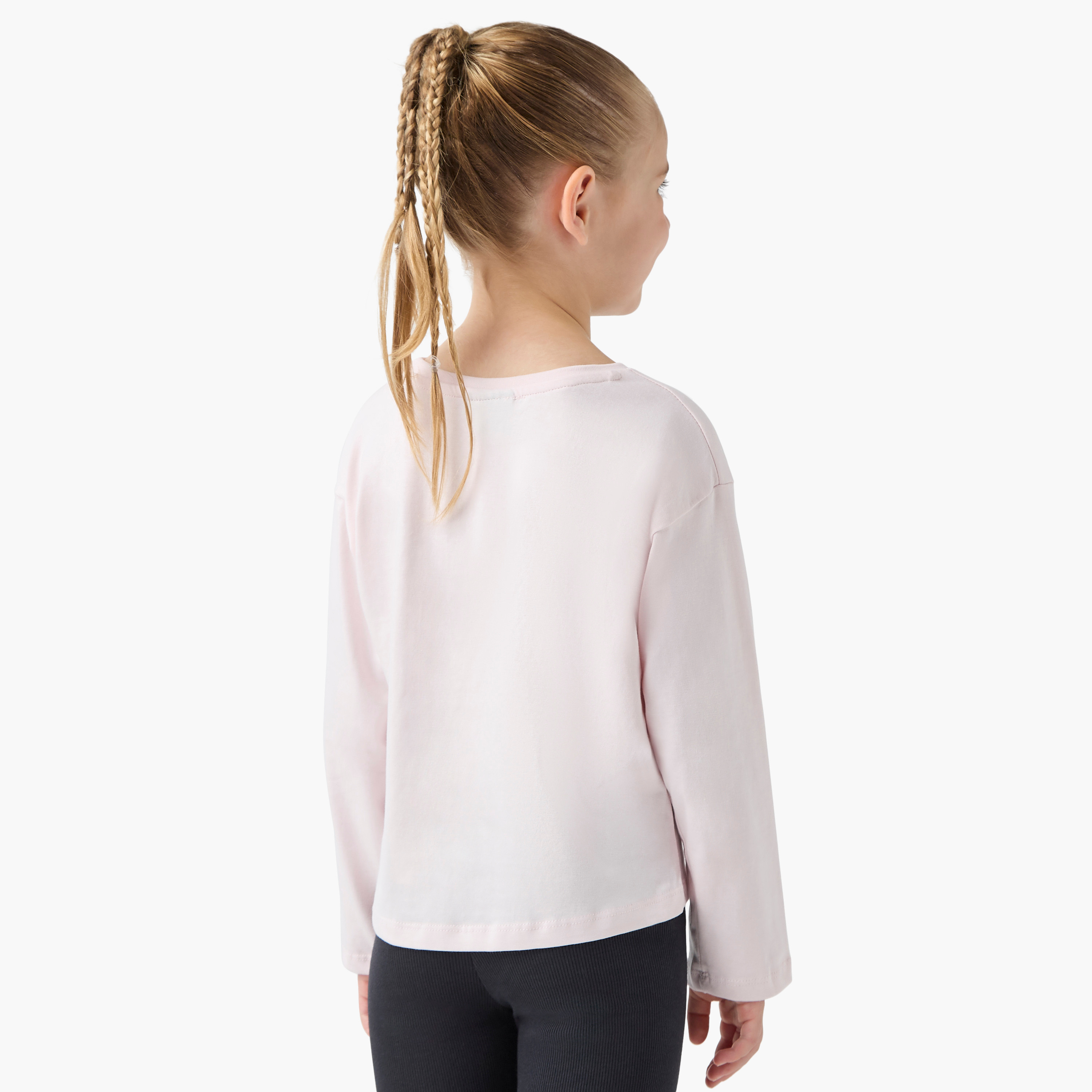 Disney Lilo and Stitch Print T-shirt with Long Sleeves - Set of 2-girls-clothing-multipacks-image-4