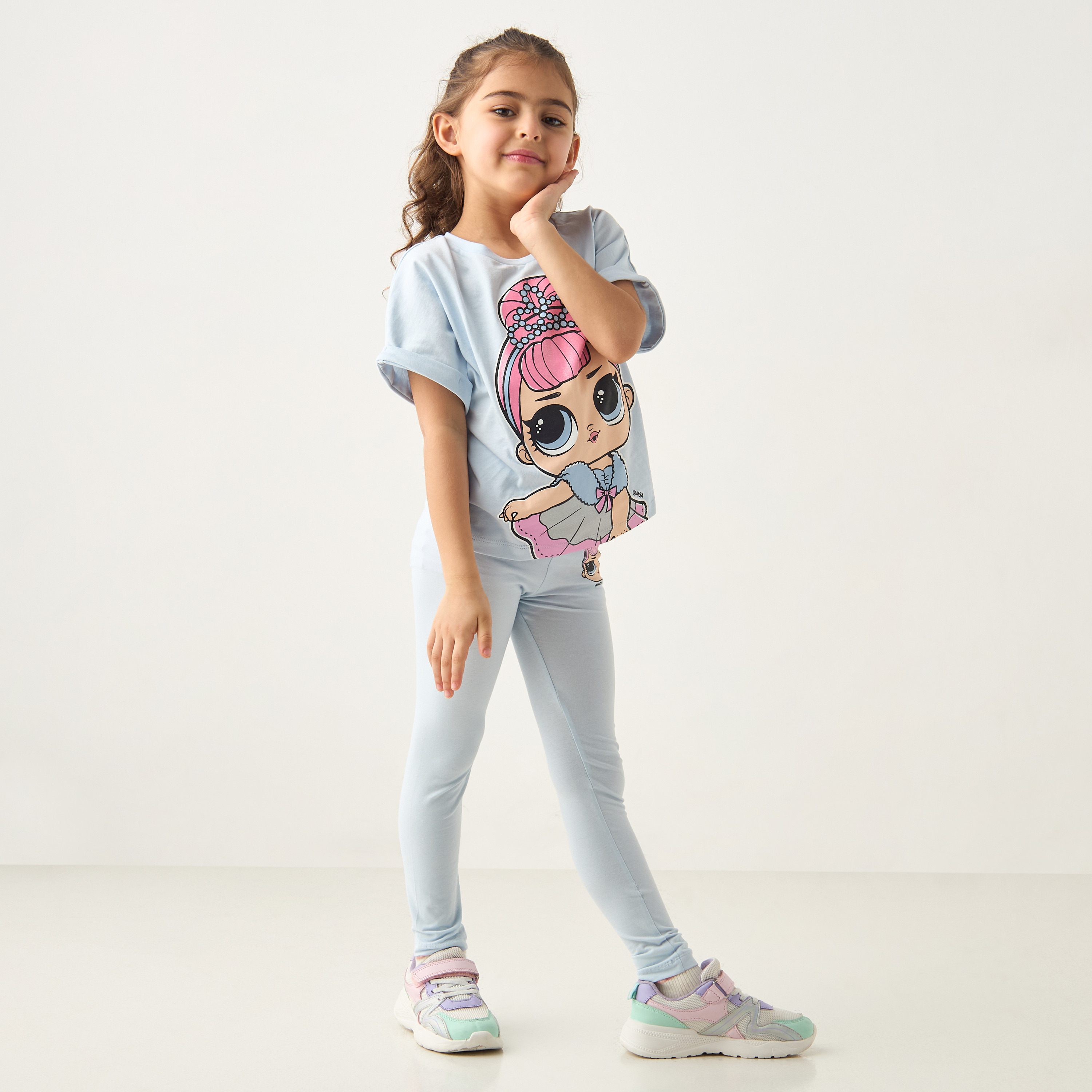 Buy Baby Girls L.O.L. Surprise Print Leggings with Elasticated Waistband Online Centrepoint Kuwait