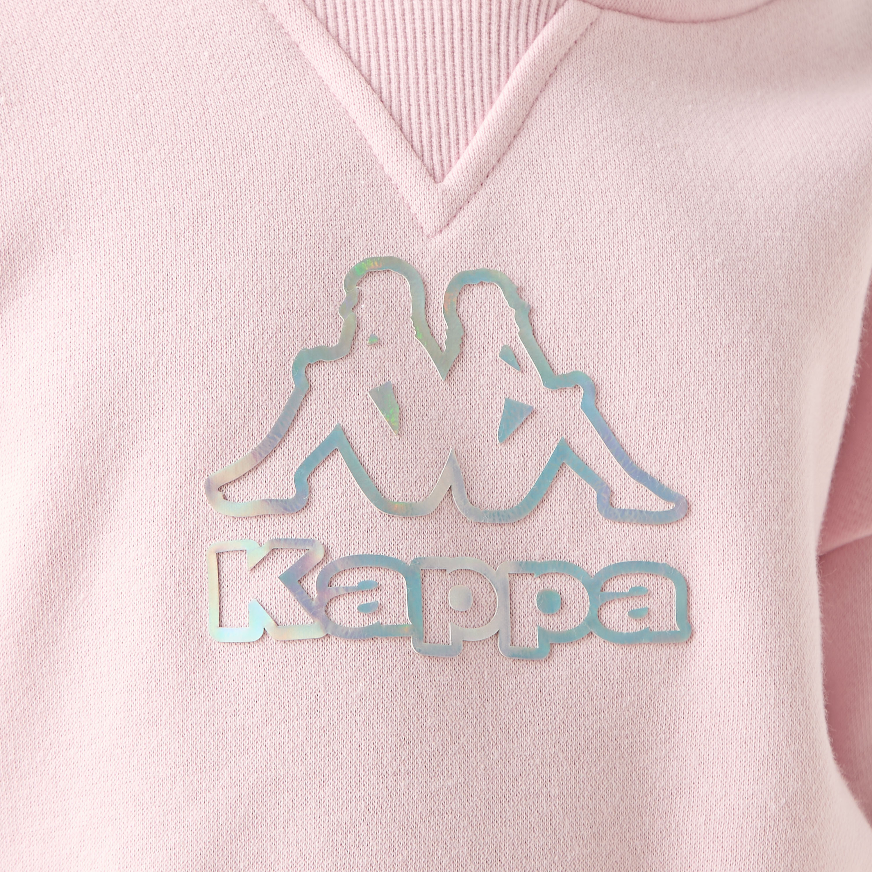 Kappa Logo Print Hooded Sweatshirt with Long Sleeves-girls-clothing-sweatshirts-image-4