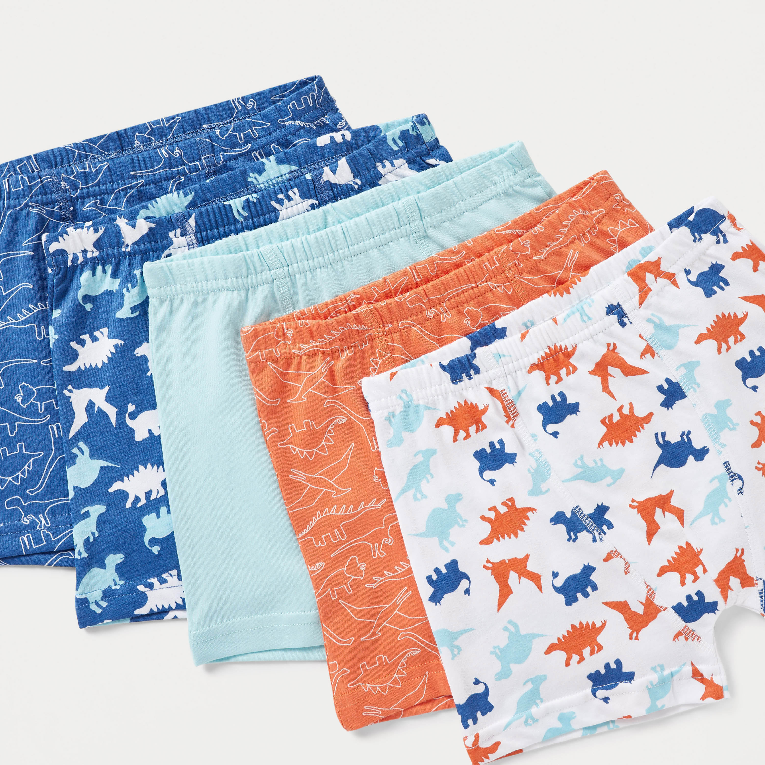 سراويل بوكسر بطبعات ديناصور وخصر مطاطي من جونيورز - طقم 5 قطع-baby-boys-clothing-innerwear-image-3