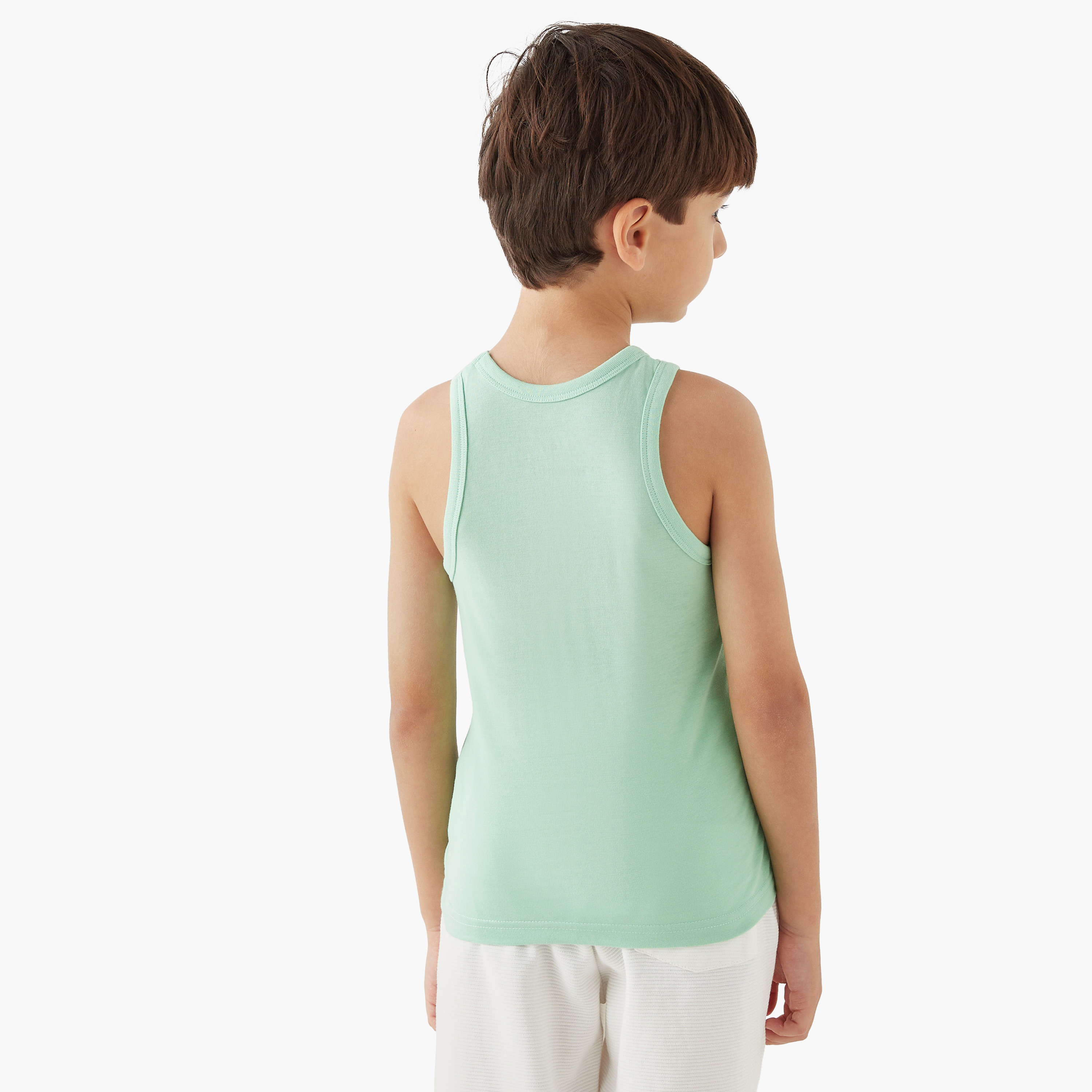 Juniors Printed Round Neck Vest - Set of 3-baby-boys-clothing-innerwear-image-4