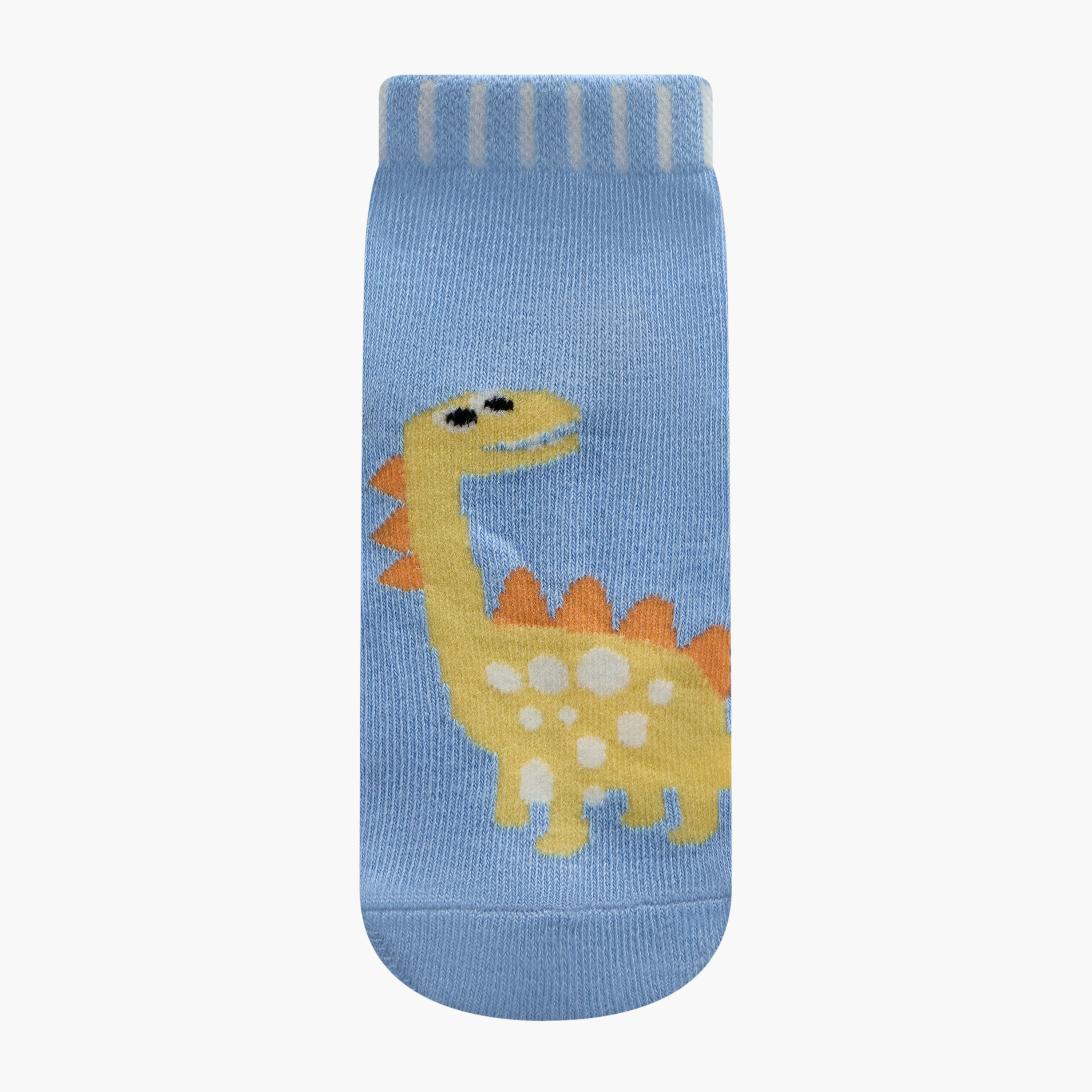 Juniors Dino Print Ankle Length Socks - Set of 3-baby-boys-accessories-socks-image-2