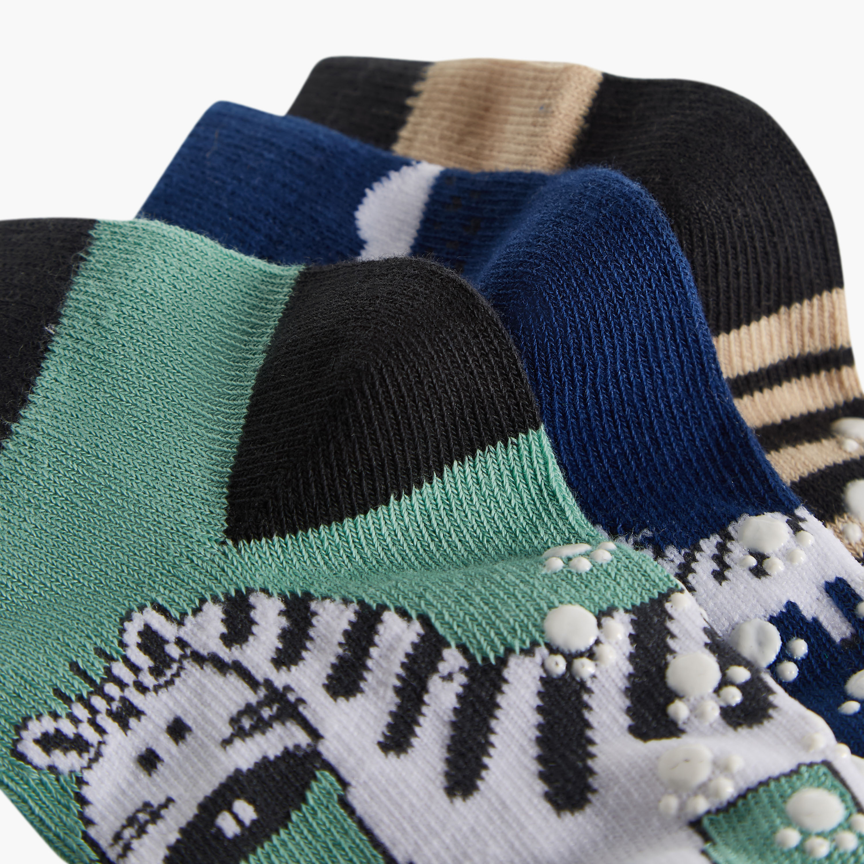 Juniors Animal Print Socks - Set of 3-boys-accessories-socks-image-3