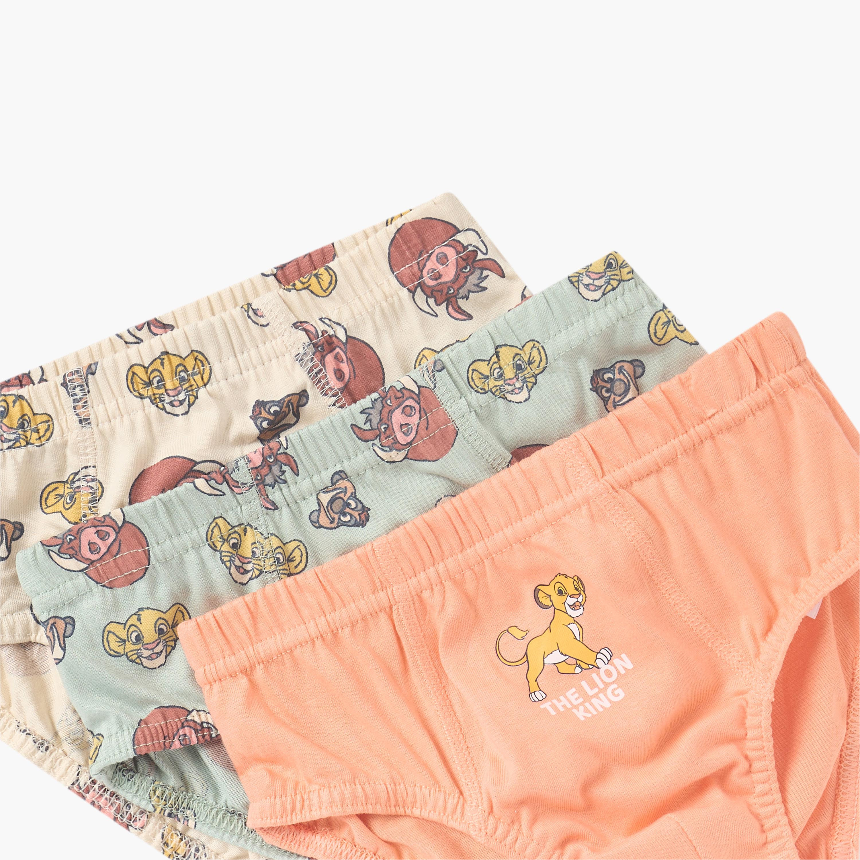 Disney The Lion King Print Briefs - Set of 3-baby-boys-clothing-innerwear-image-5