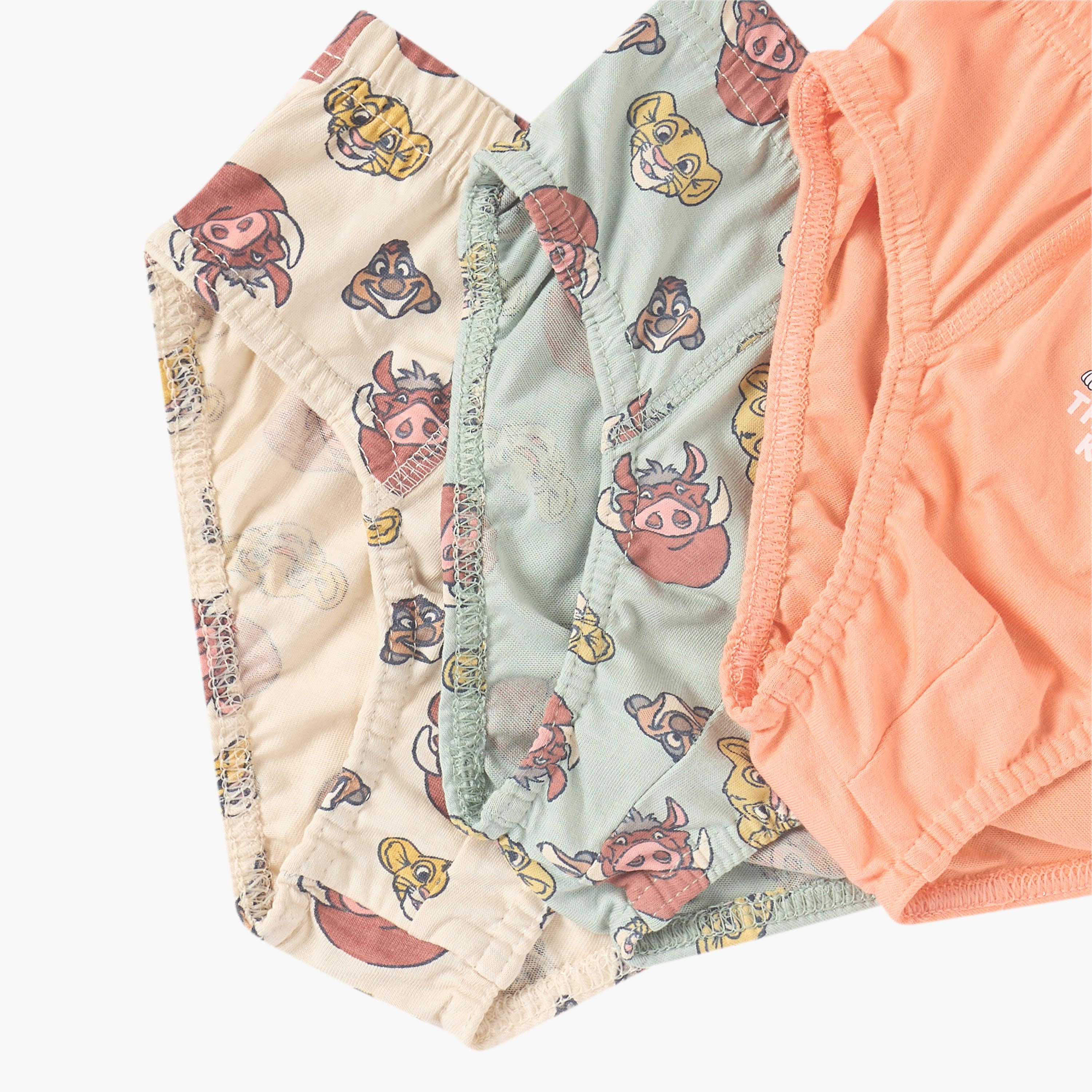 Disney The Lion King Print Briefs - Set of 3-baby-boys-clothing-innerwear-image-6