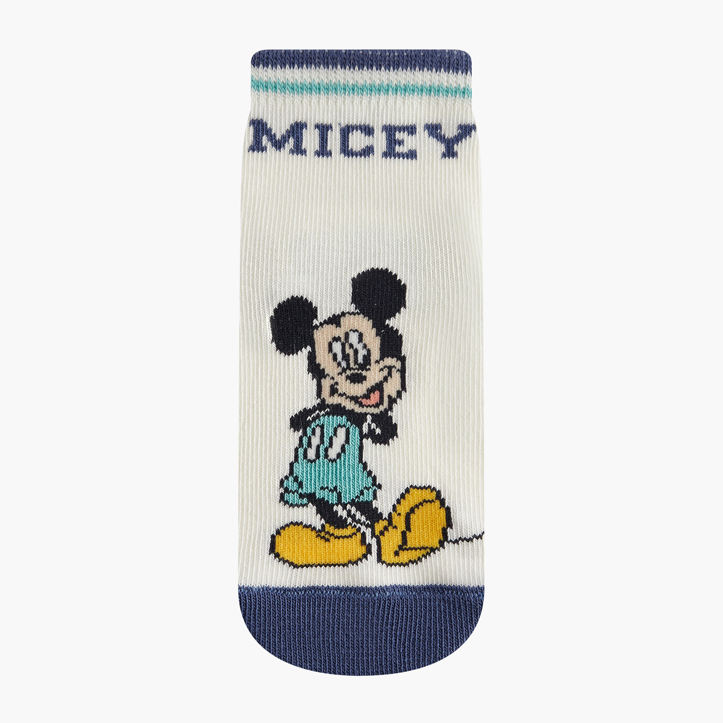 Disney Mickey Mouse Detail Ankle Length Socks - Set of 3-boys-accessories-socks-image-2