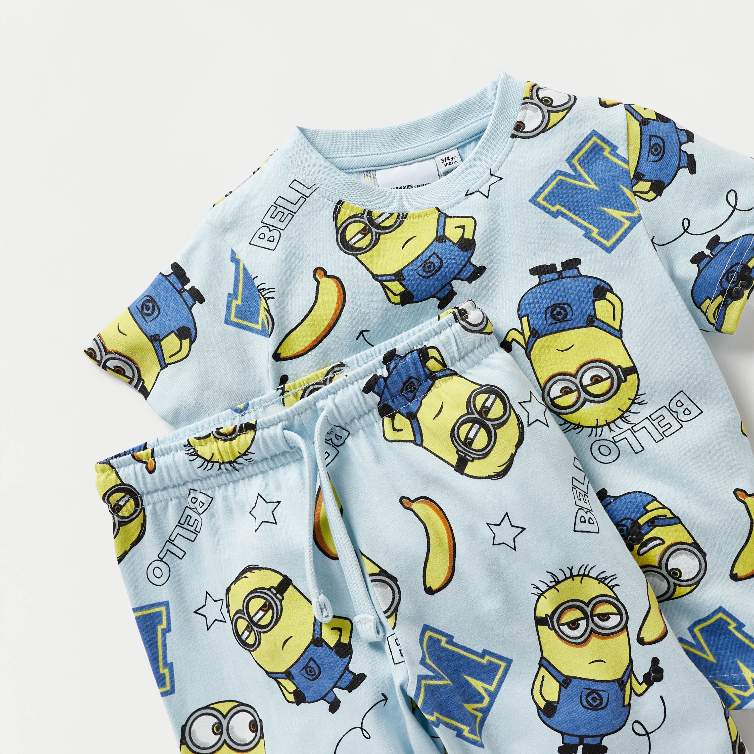 طقم بنطلون بيجاما وتيشيرت بطبعات جرافيك - مجموعة من طقمين-baby-boys-clothing-multipacks-image-5