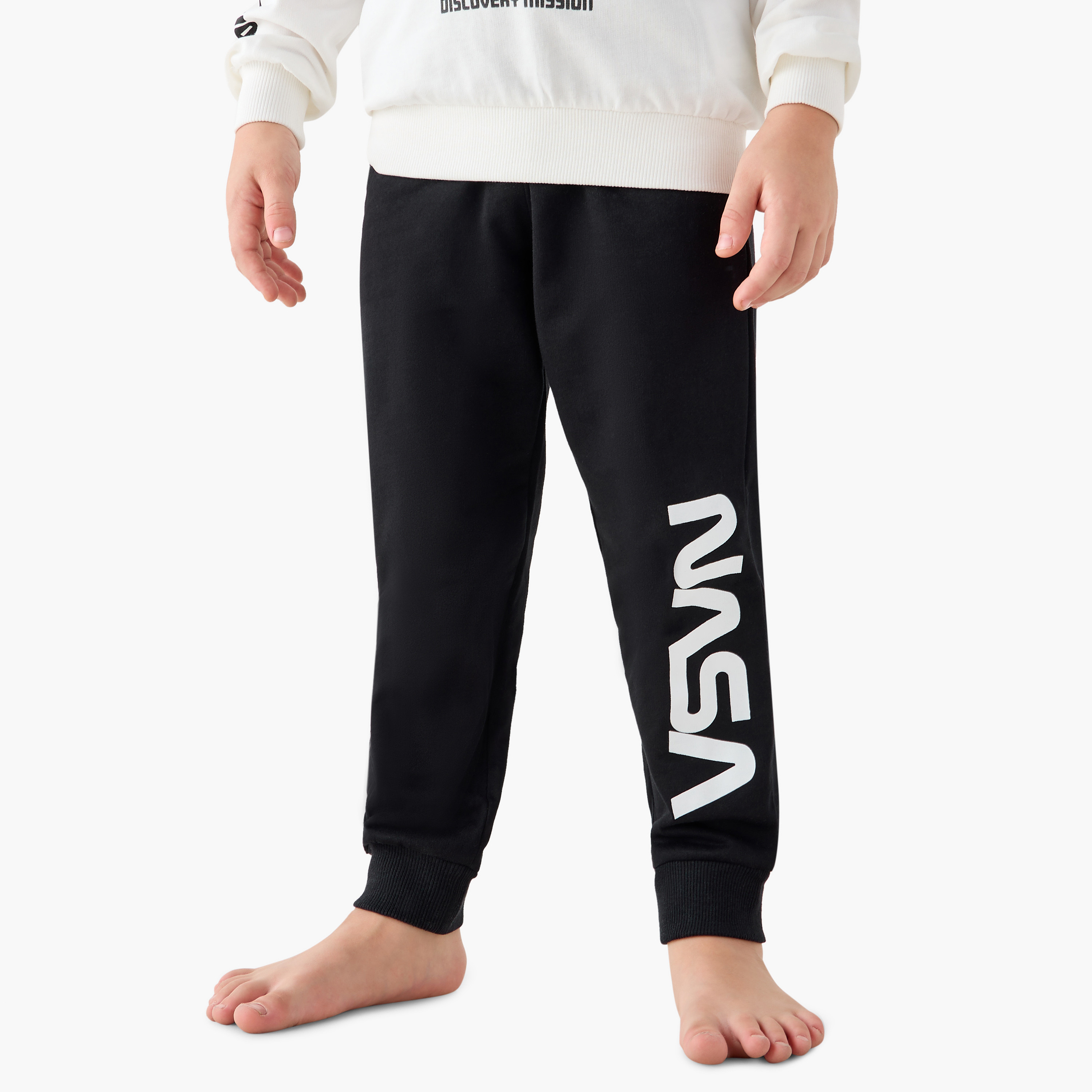 NASA Printed T-shirt and Pyjama Set-boys-clothing-nightwear-image-3